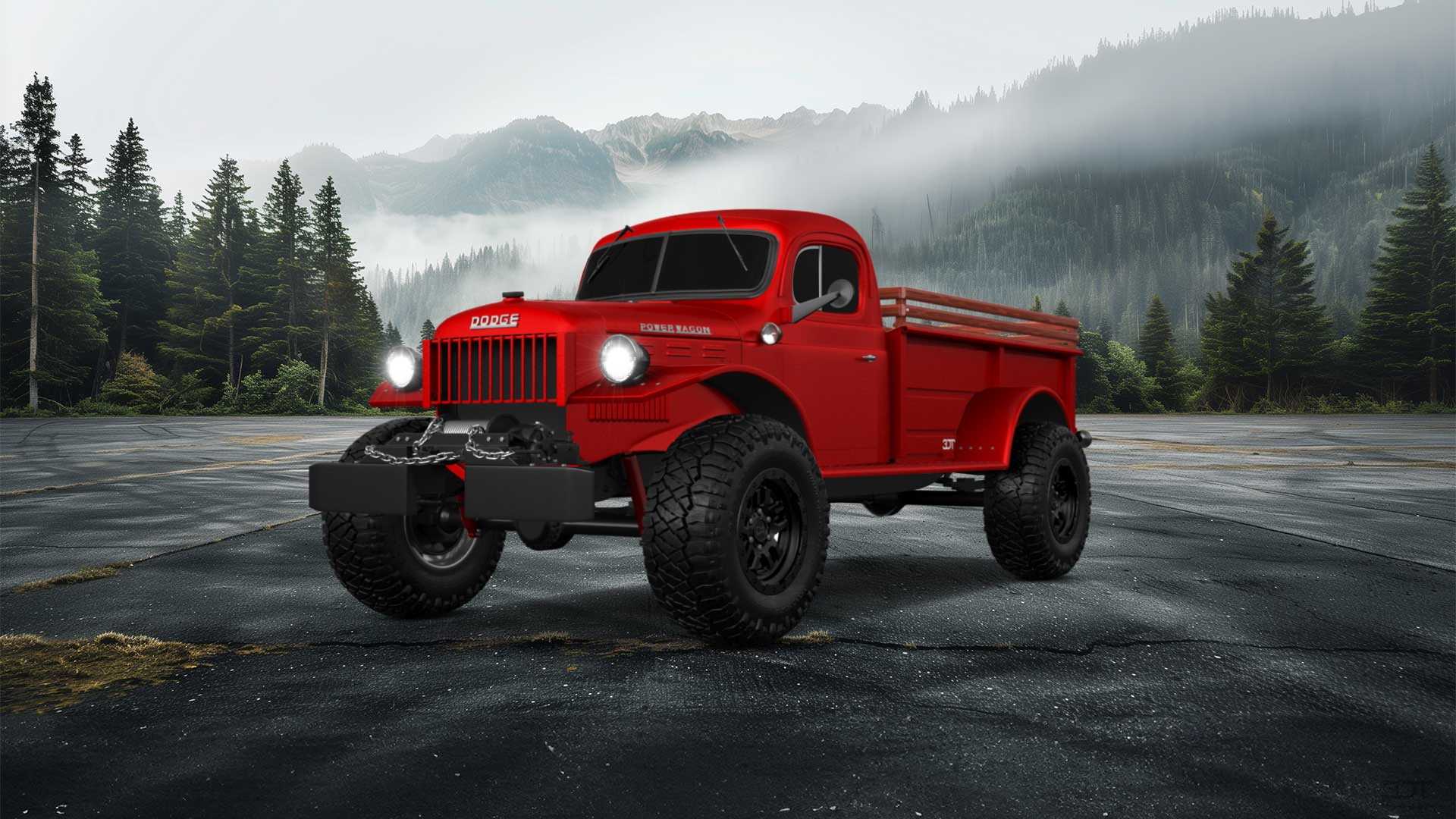 Dodge Power Wagon 2 Door pickup truck 1947 tuning