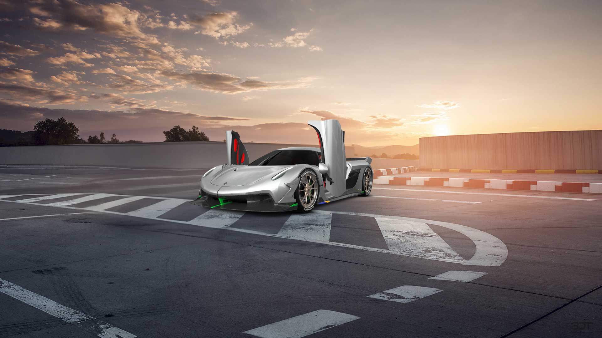 Koenigsegg Jesko 2 door targa top 2020