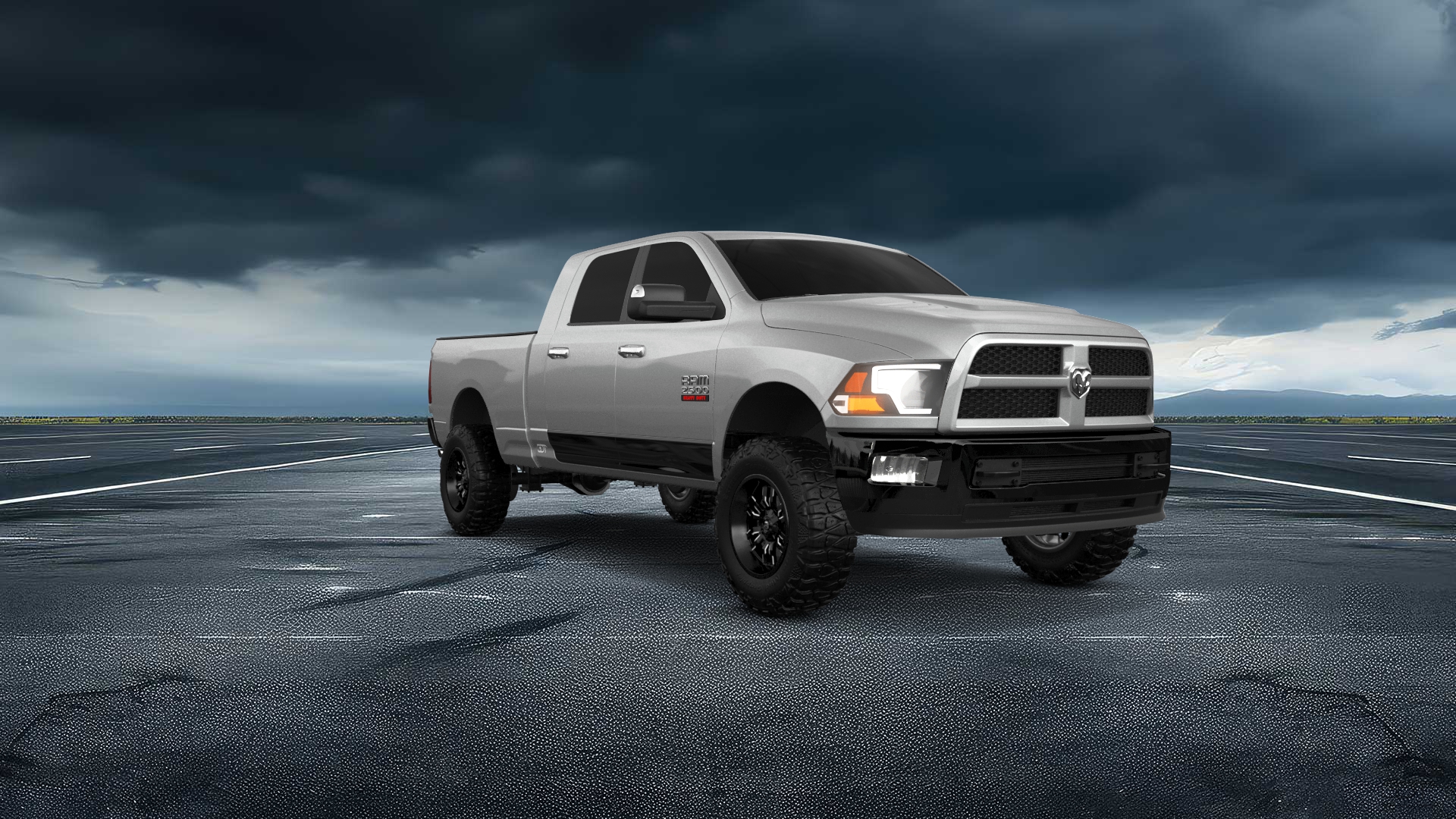 Dodge Ram 2500 Mega Cab 6.4 ft box 4 Door pickup truck 2010