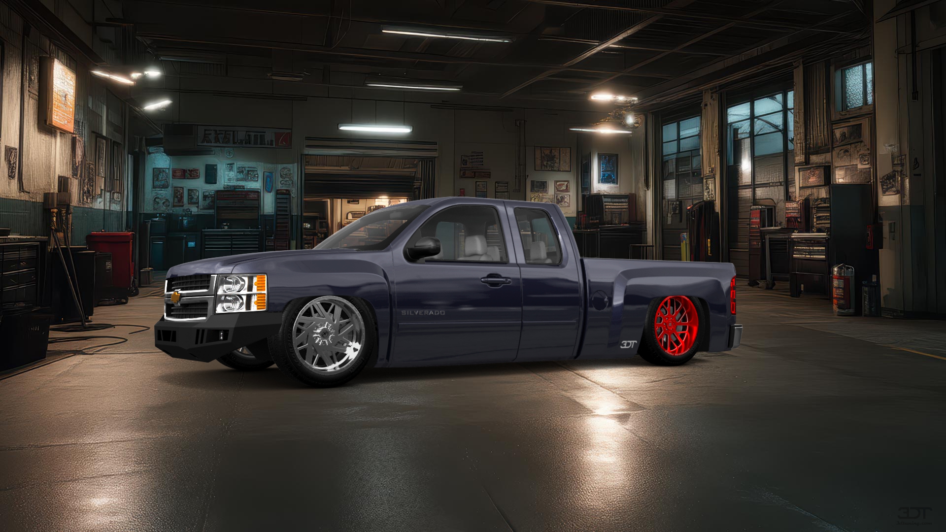 Chevrolet Silverado 1500 6.6 ft box Pickup Truck 2008 tuning