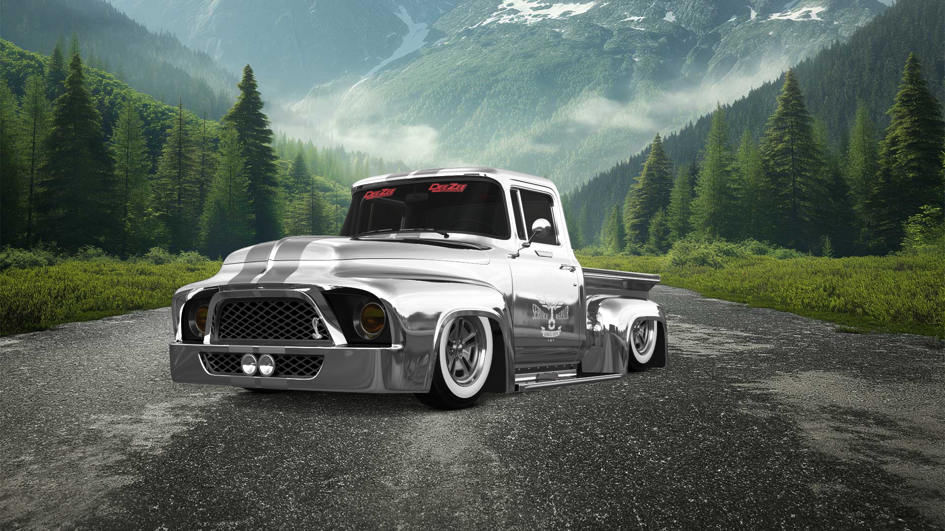Ford F-100 2 Door truck 1956 tuning