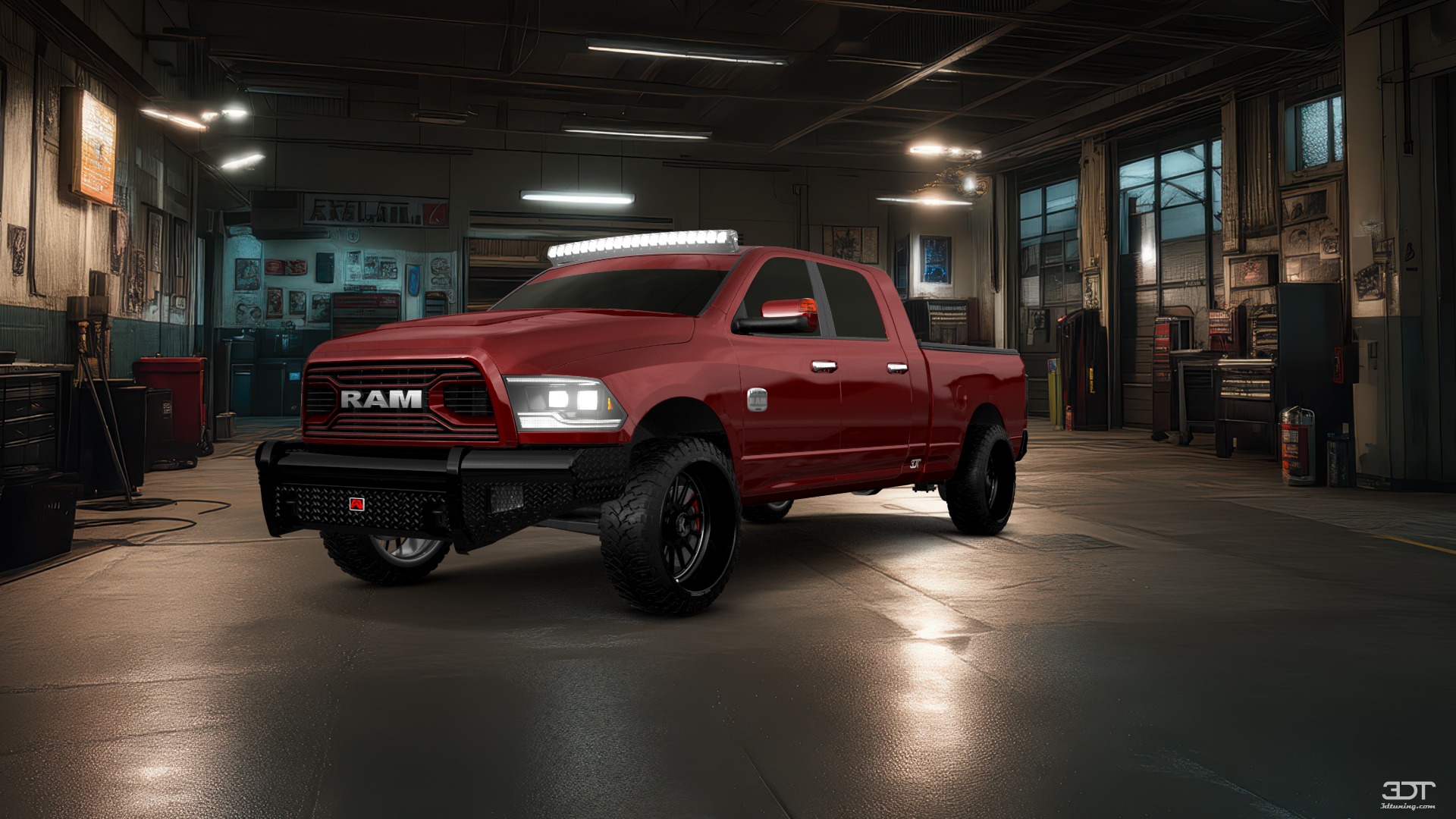 Dodge Ram 2500 Mega Cab 6.4 ft box 4 Door pickup truck 2010 tuning