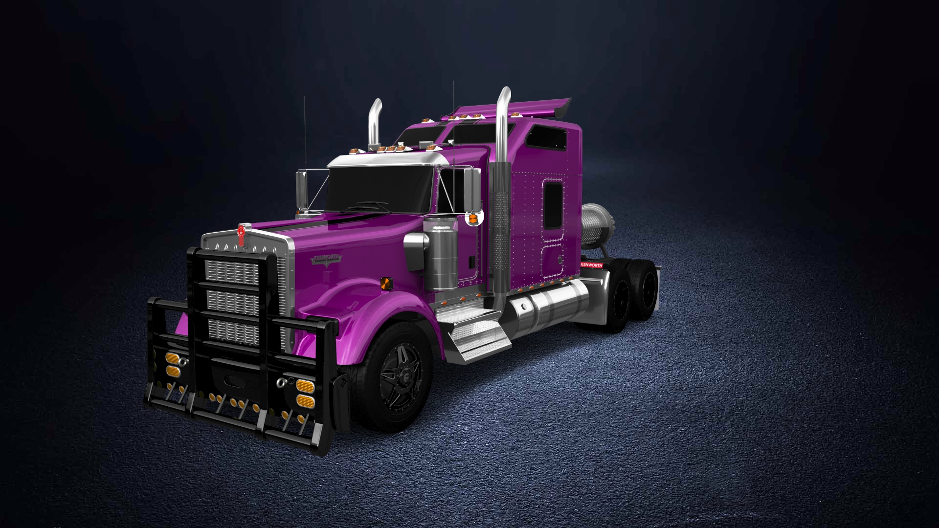 Kenworth W900 Sleeper Cab Truck 2015