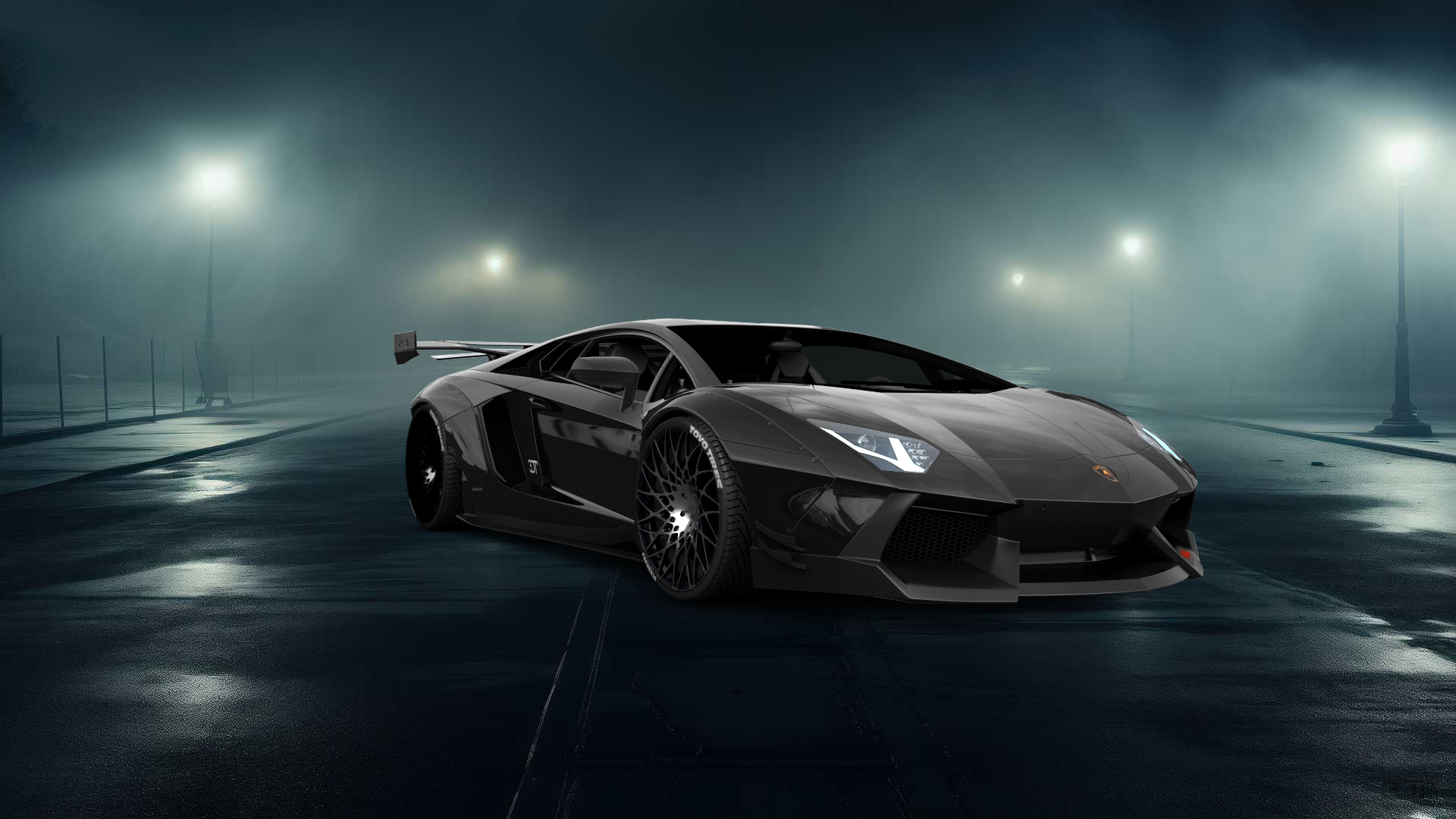 Lamborghini Aventador 2 Door Coupe 2012 tuning