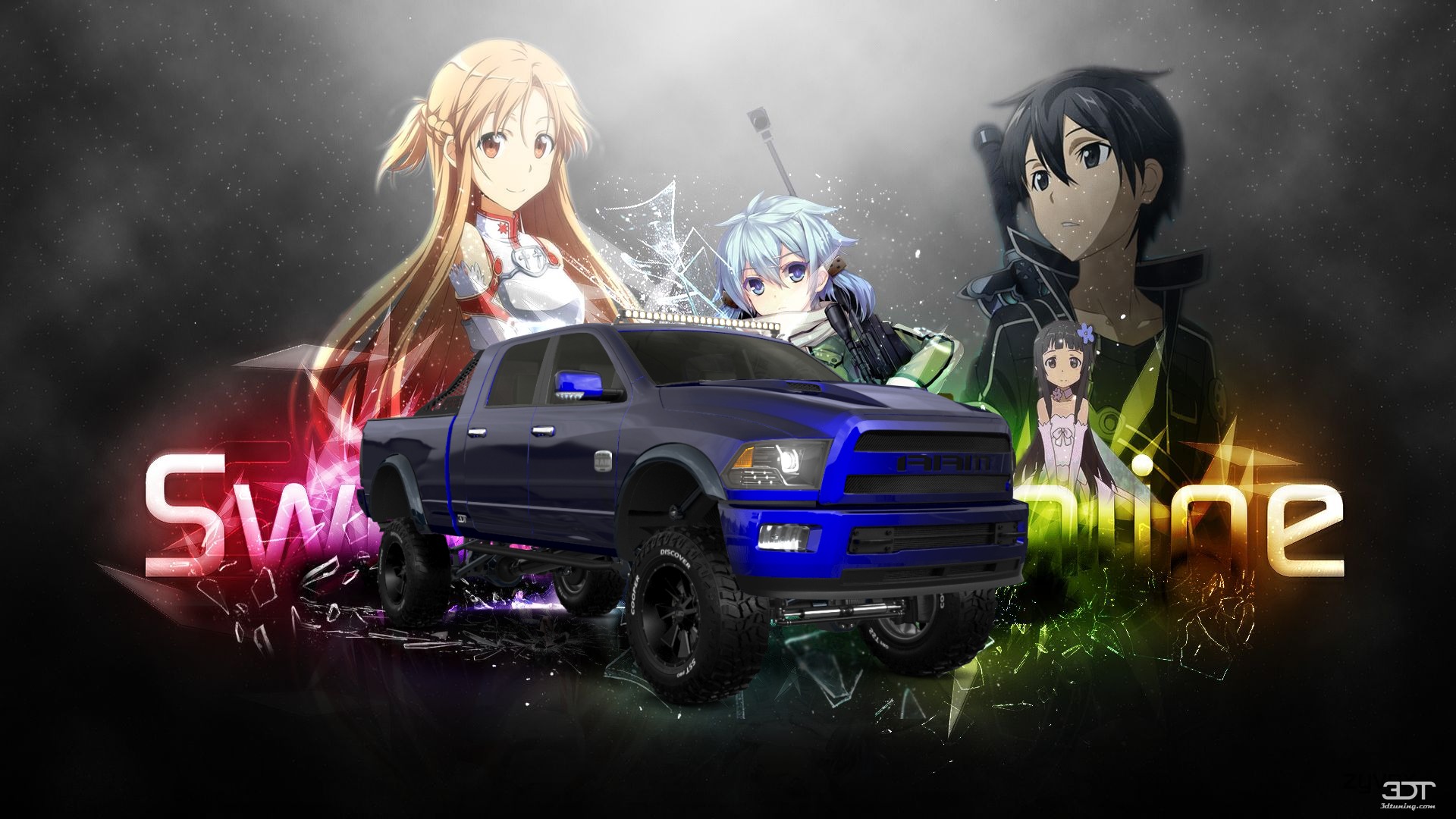 Dodge Ram 2500 Mega Cab 6.4 ft box 4 Door pickup truck 2010 tuning