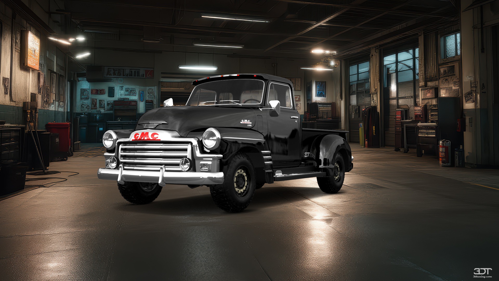 GMC 100 Stepside 2 Door pickup truck 1954 tuning