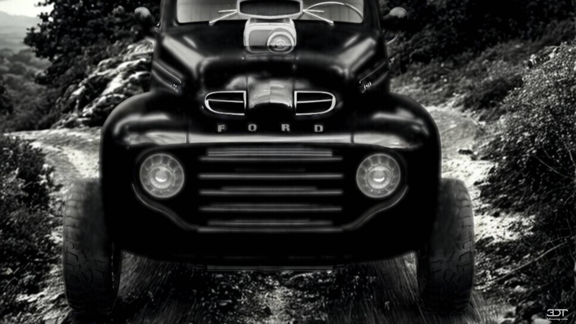 Tuning Ford F1 2 Door pickup truck 1949