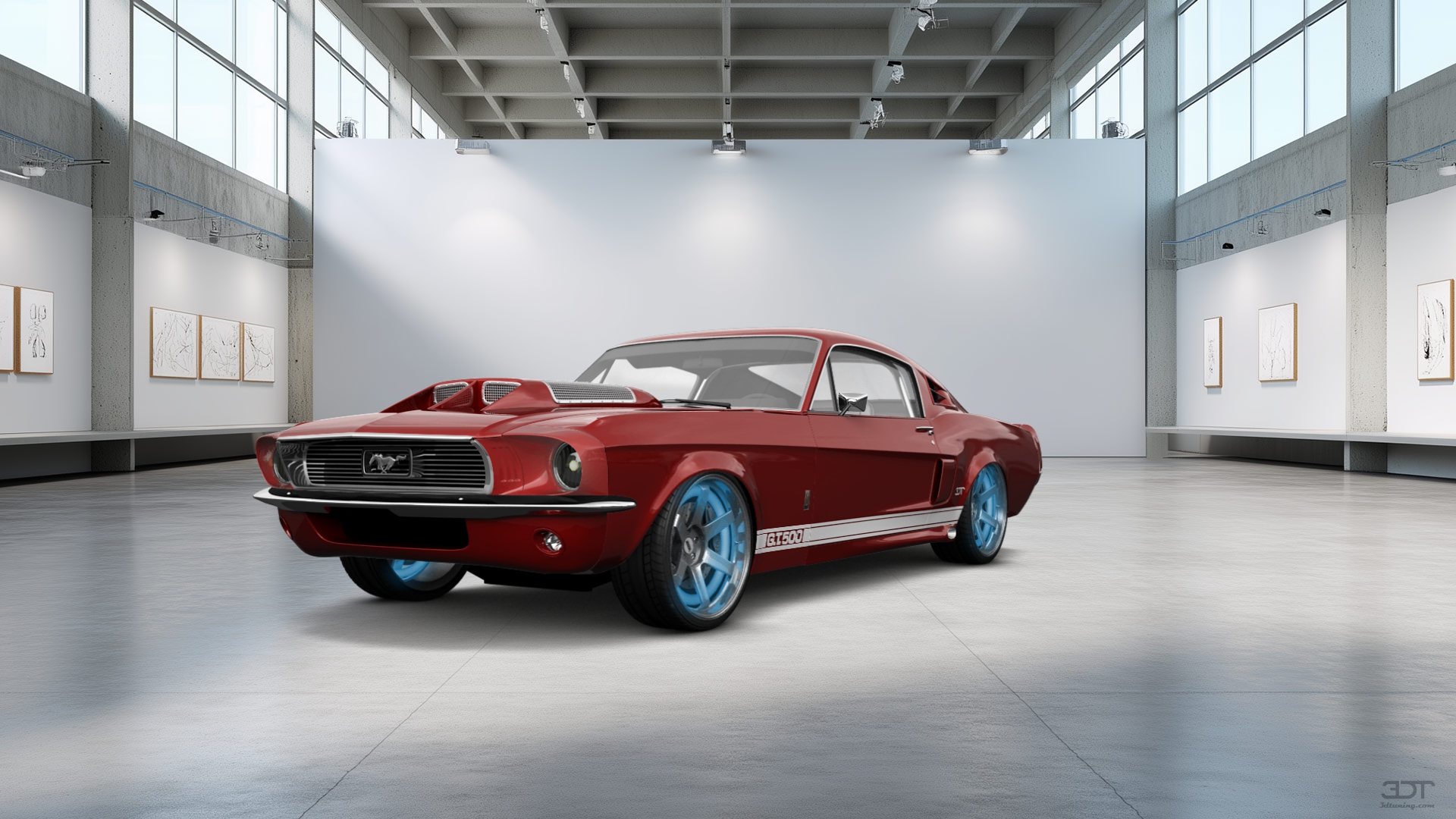 Mustang GT500 2 Door Coupe 1968 tuning