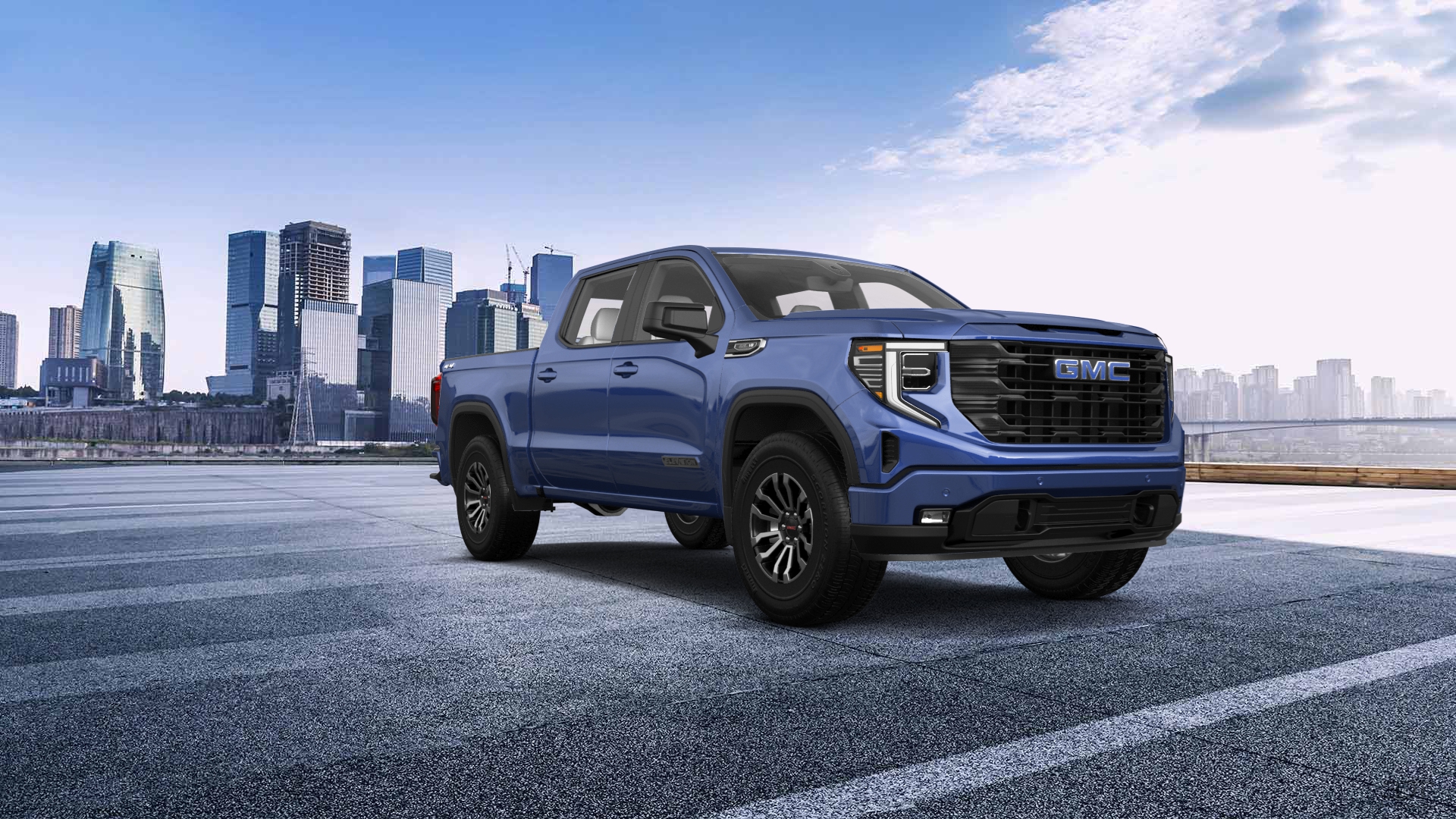 GMC Sierra 1500 Crew Cab 5.8 ft box 4 Door pickup truck 2023 tuning