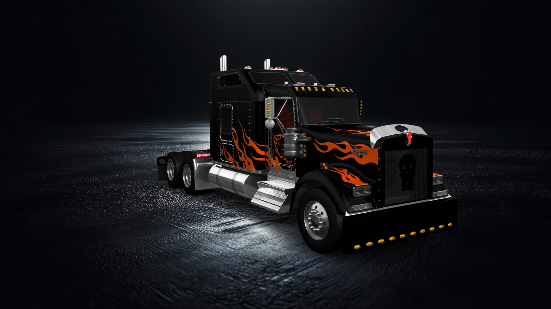 Kenworth W900 Sleeper Cab Truck 2015 Images