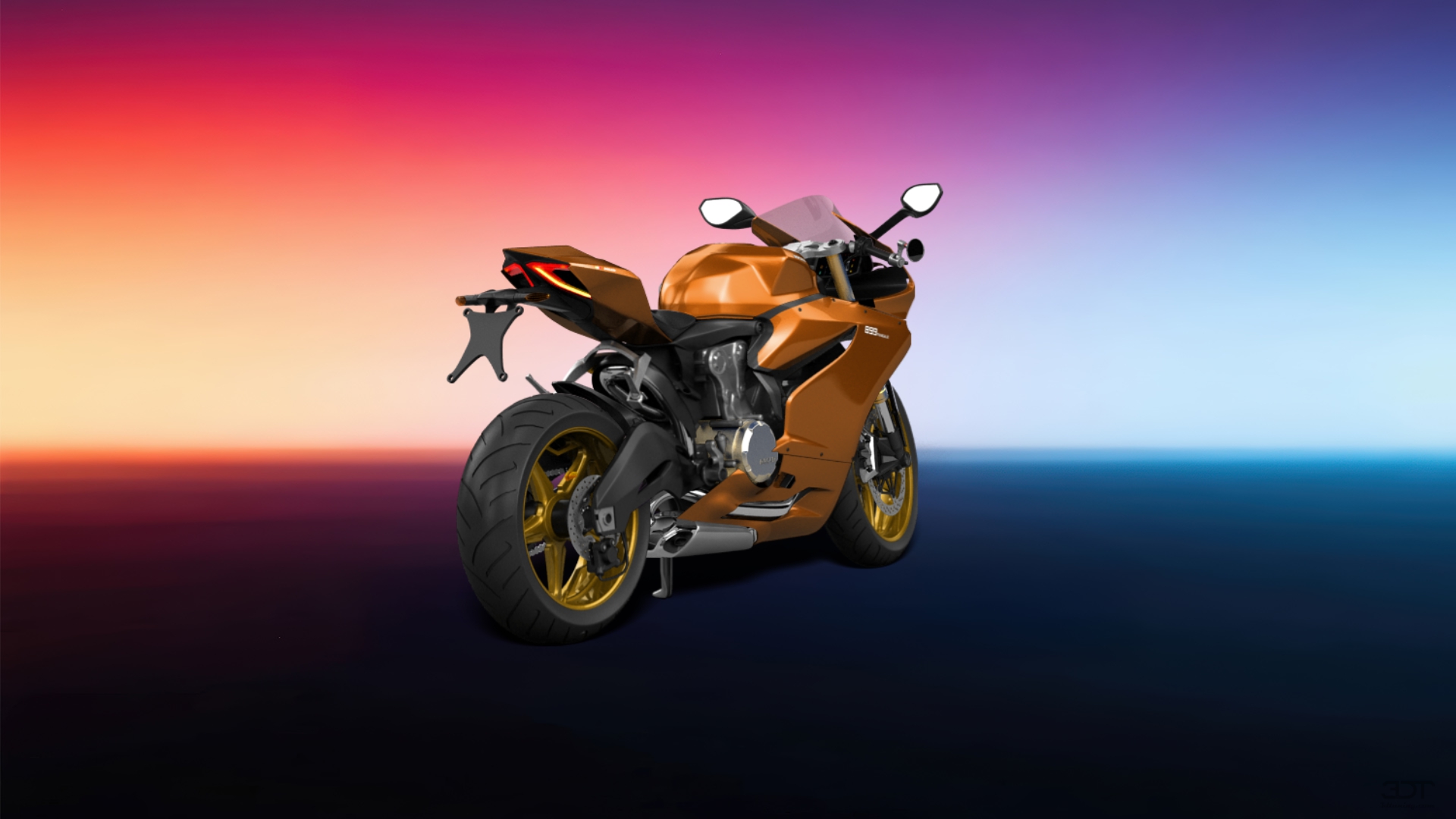 Ducati 899 Panigale Sport Bike 2015 tuning