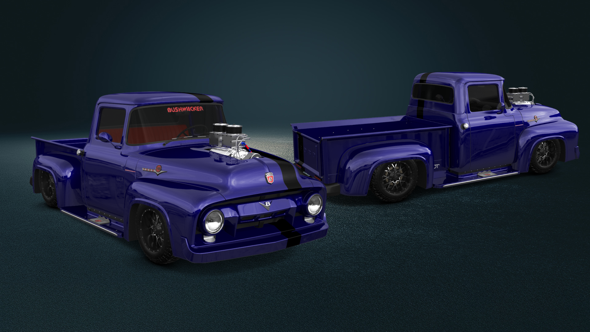 Ford F-100 2 Door truck 1956 tuning
