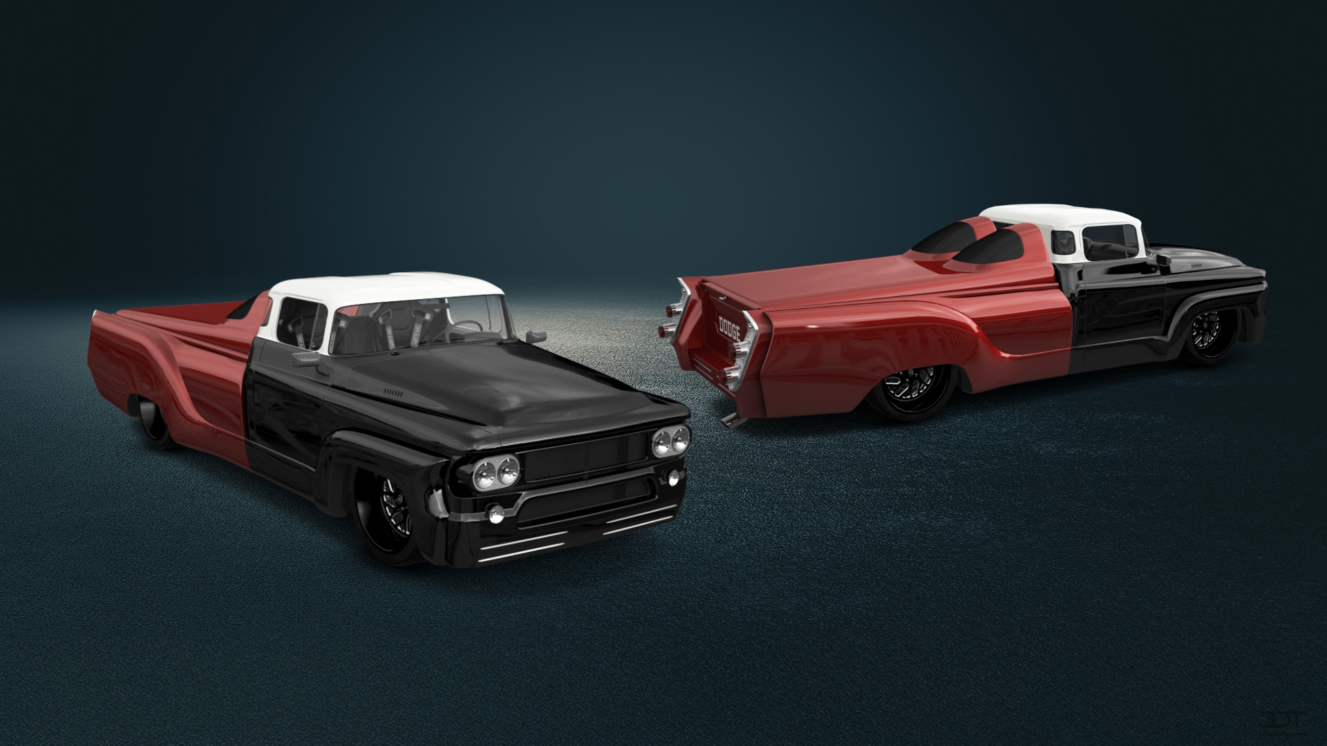 Dodge C series 2 Door pickup truck 1958 tuning