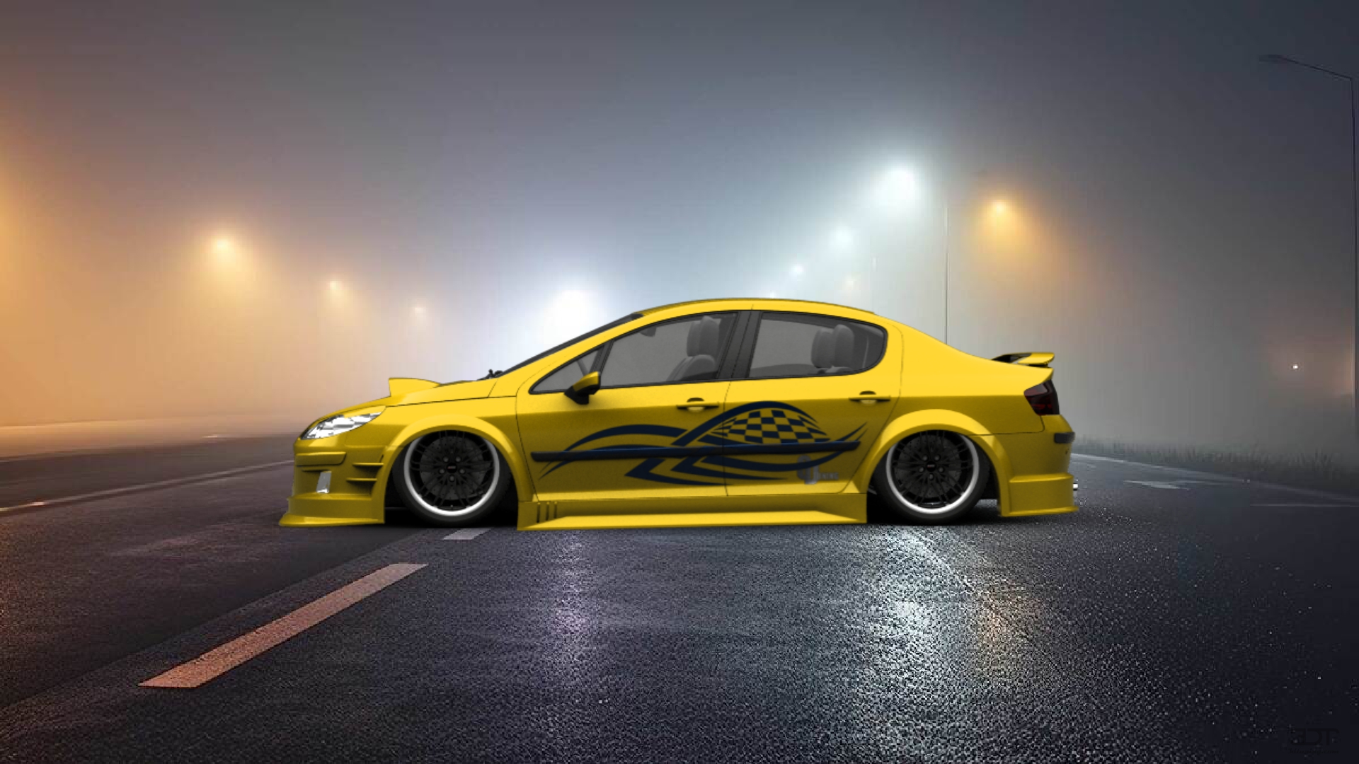 Peugeot 407 Sedan Sedan 2004 tuning