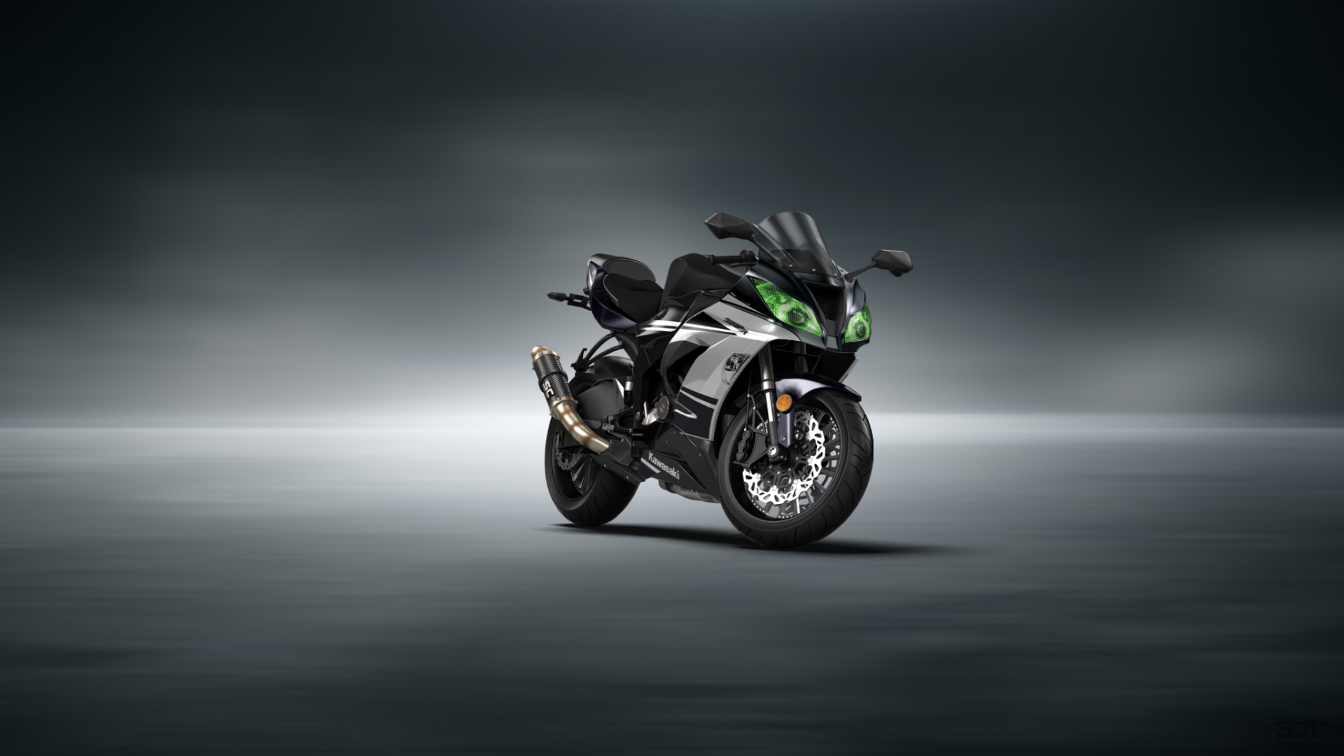 Kawasaki Ninja ZX 6R Sport Bike 2015 tuning