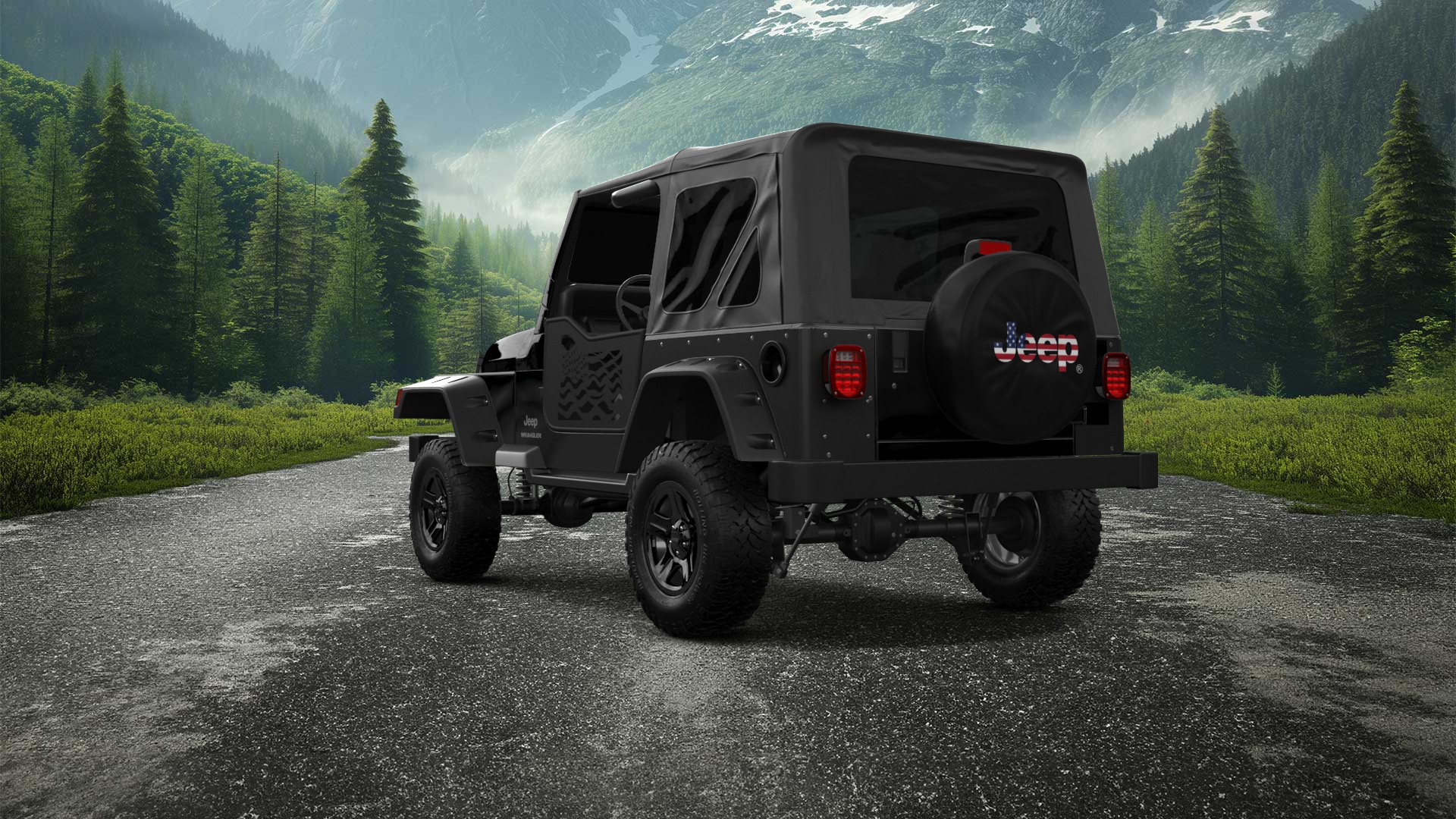 Jeep Wrangler TJ 2 Door SUV 1997 tuning
