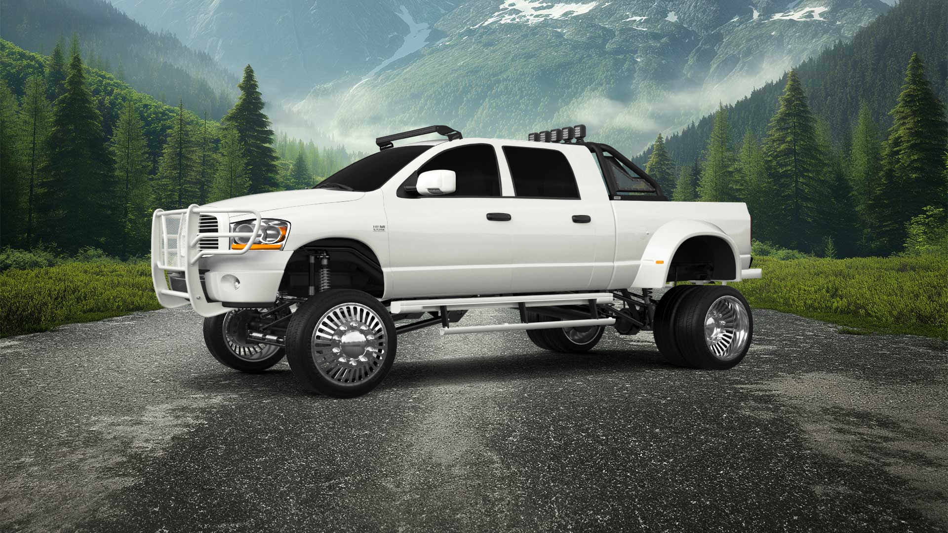 Dodge Ram 3500 Dually 4 Door pickup truck 2007 tuning