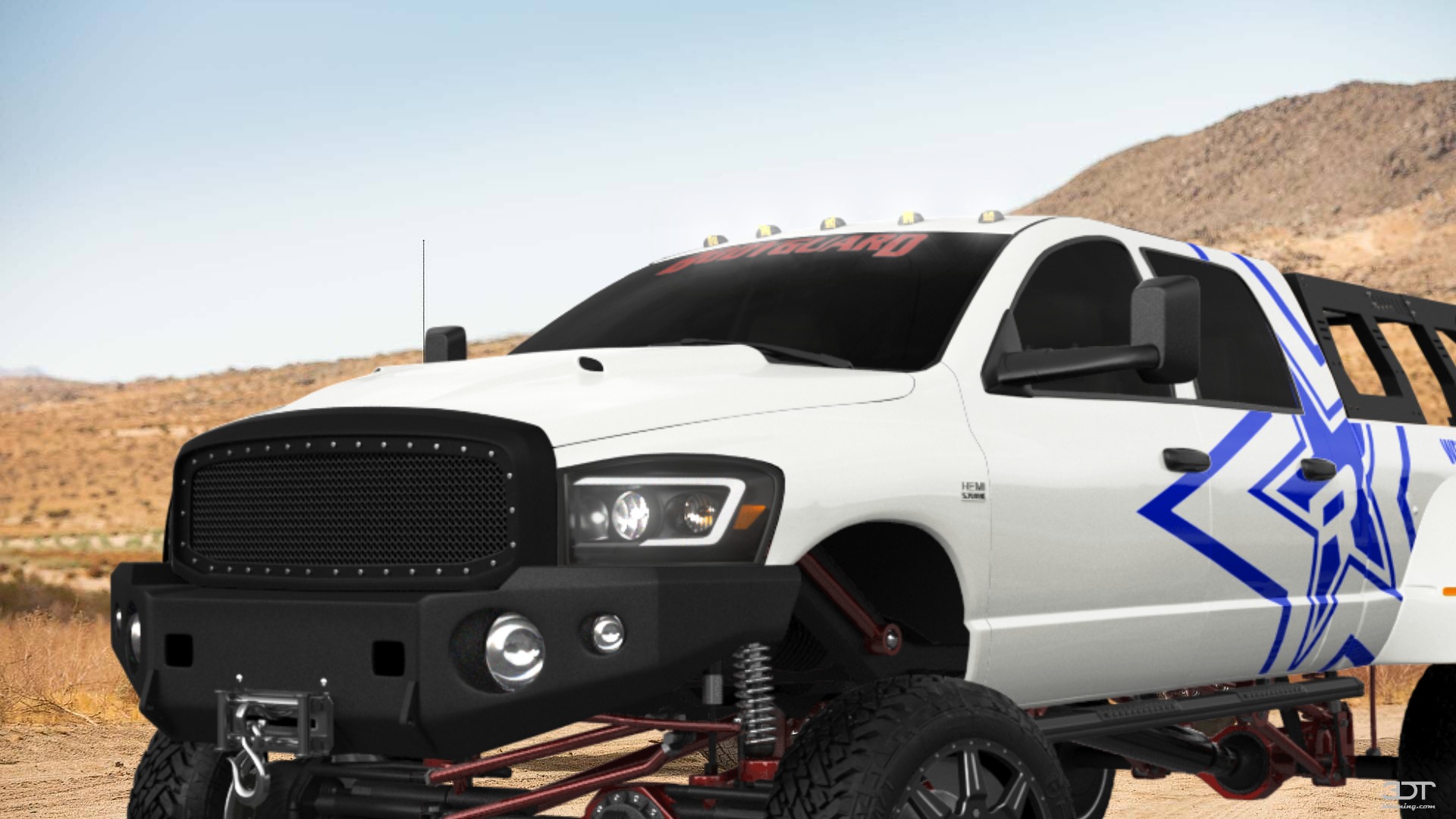 Tuning Dodge Ram 3500 Dually 4 Door pickup truck 2007