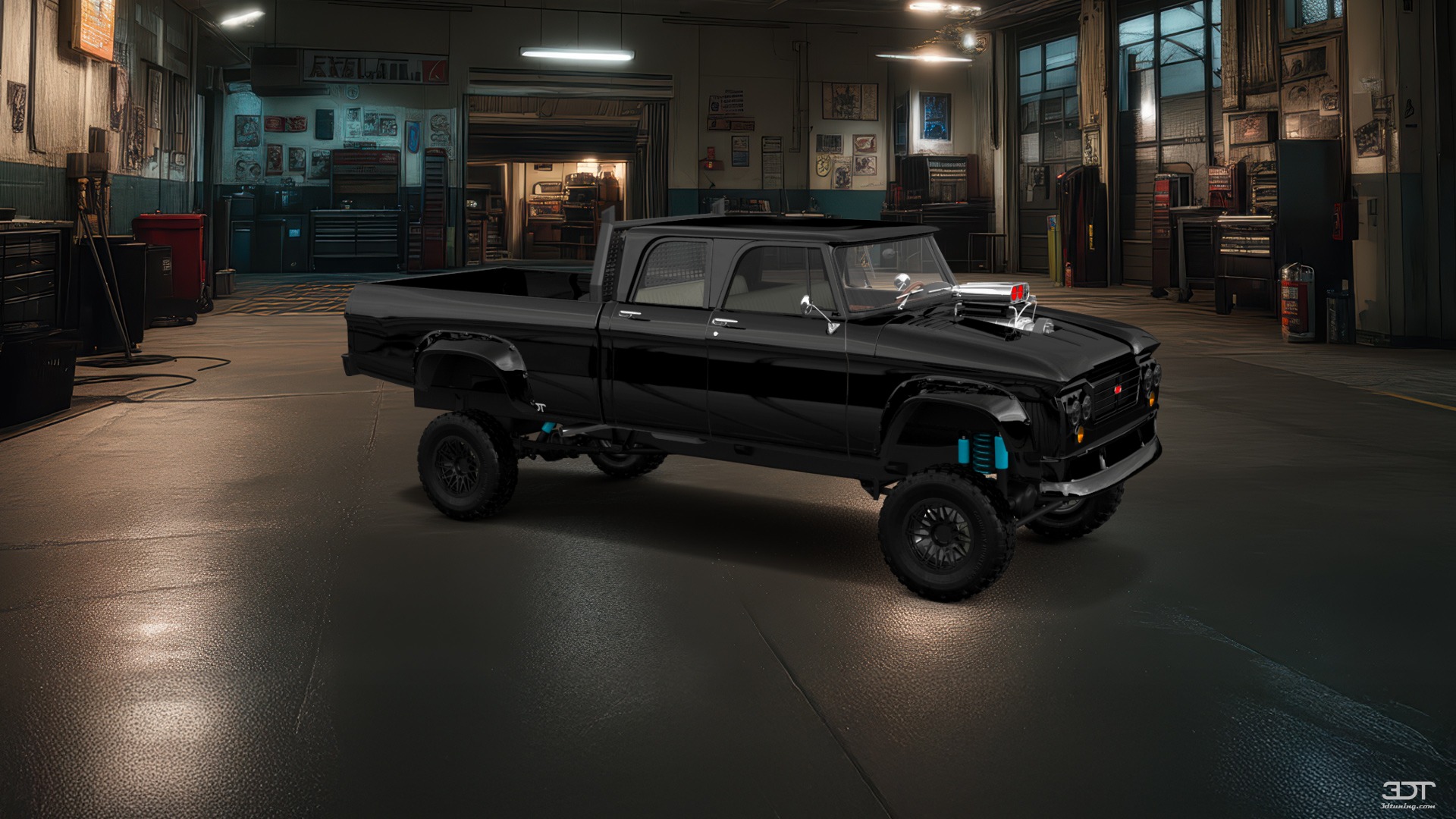 Dodge Power Wagon 4 Door pickup truck 1964 tuning