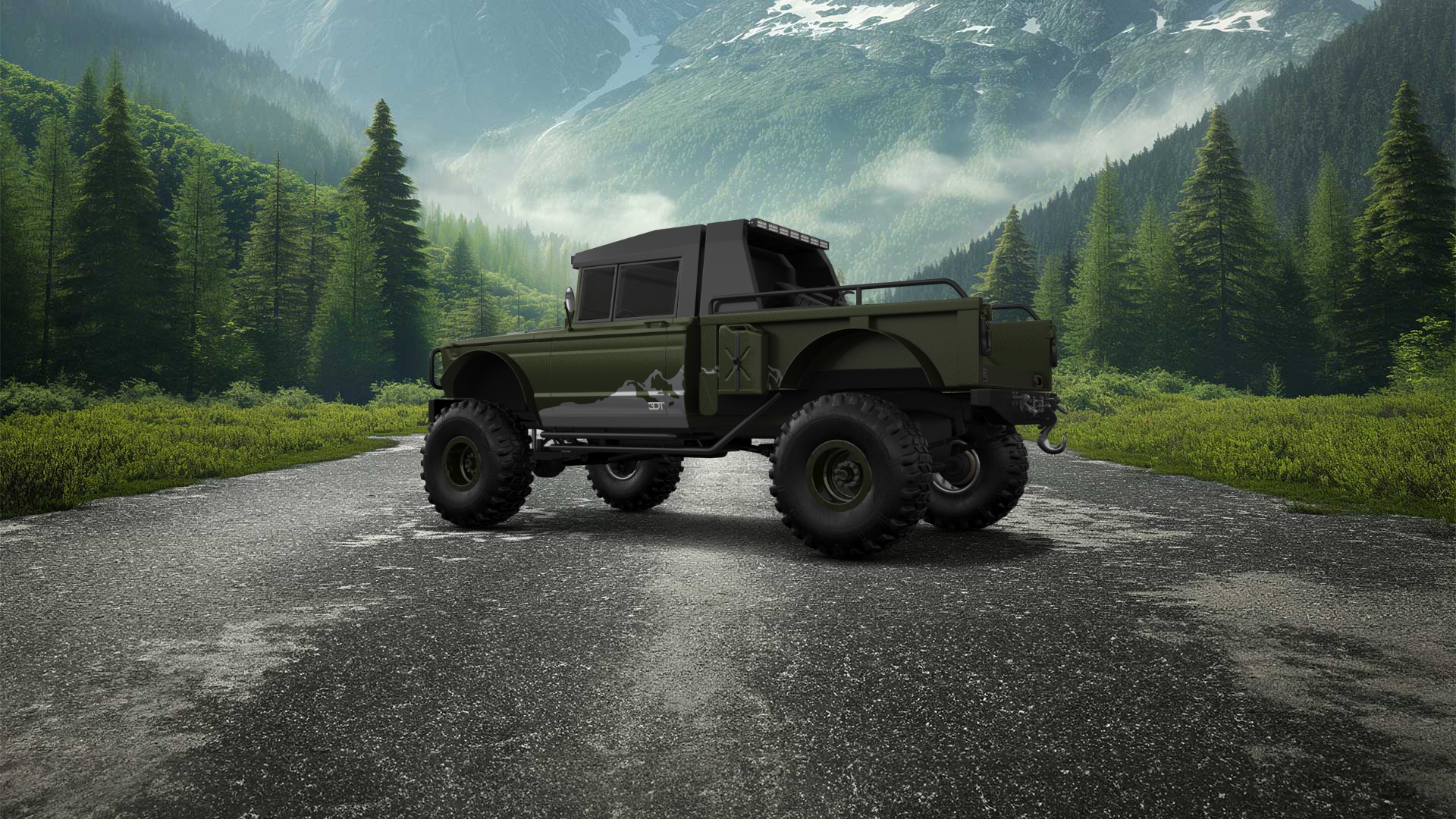 Jeep Kaiser M715 2 Door pickup truck 1968 tuning