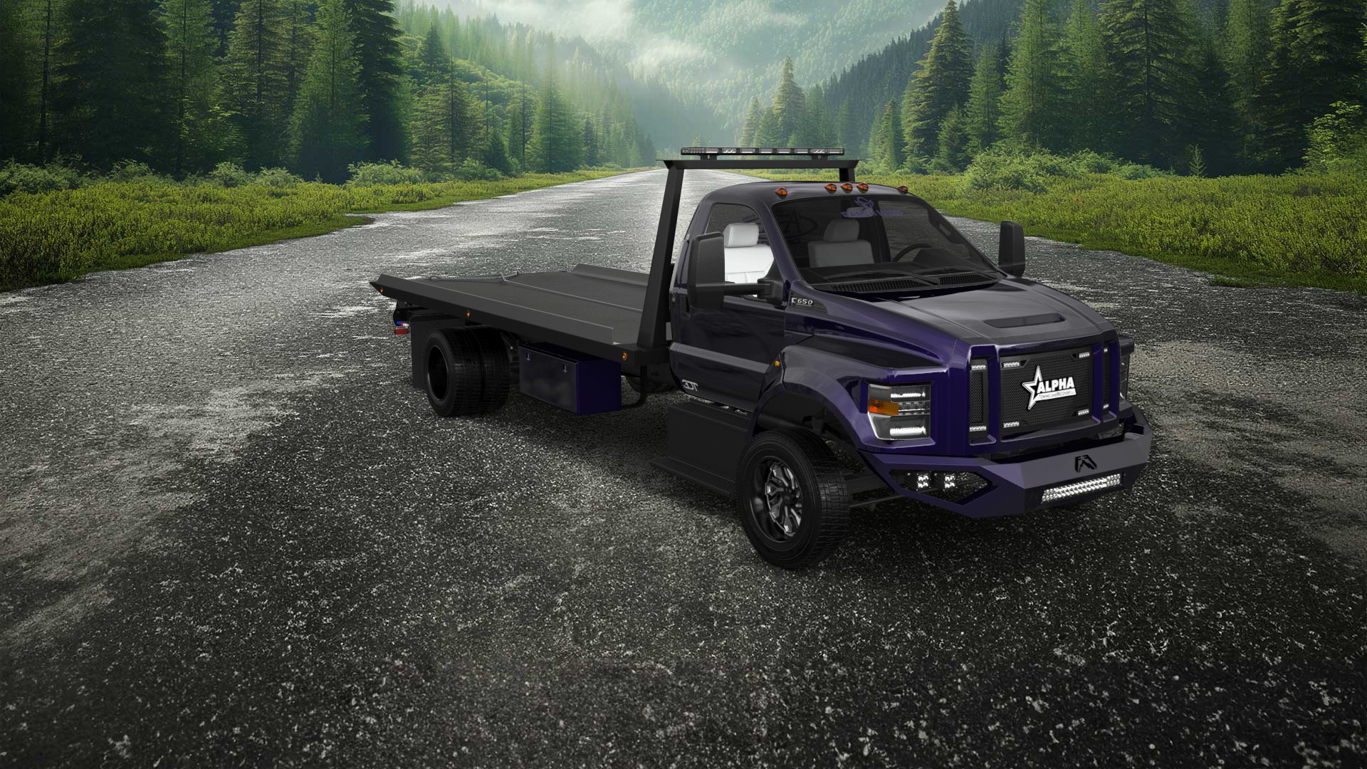 Ford F-650 Tow Truck Pickup 2016 tuning