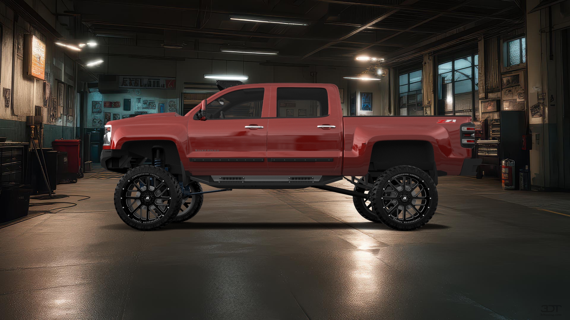 Chevrolet Silverado 1500 4 Door pickup truck 2016 tuning