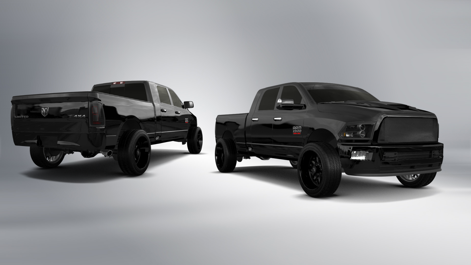 Dodge Ram 2500 Mega Cab 6.4 ft box 4 Door pickup truck 2010 tuning