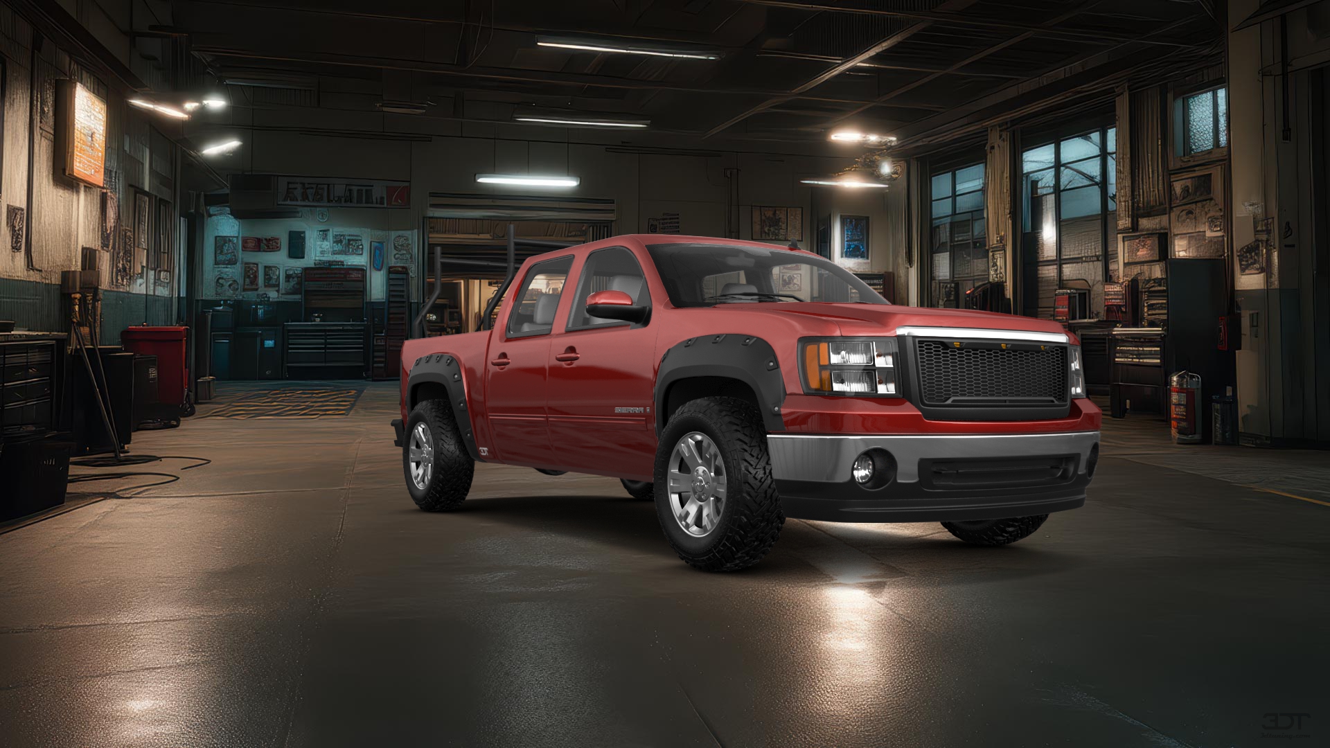 GMC Sierra 1500 Crew Cab 5.8 ft box 4 Door pickup truck 2007 tuning