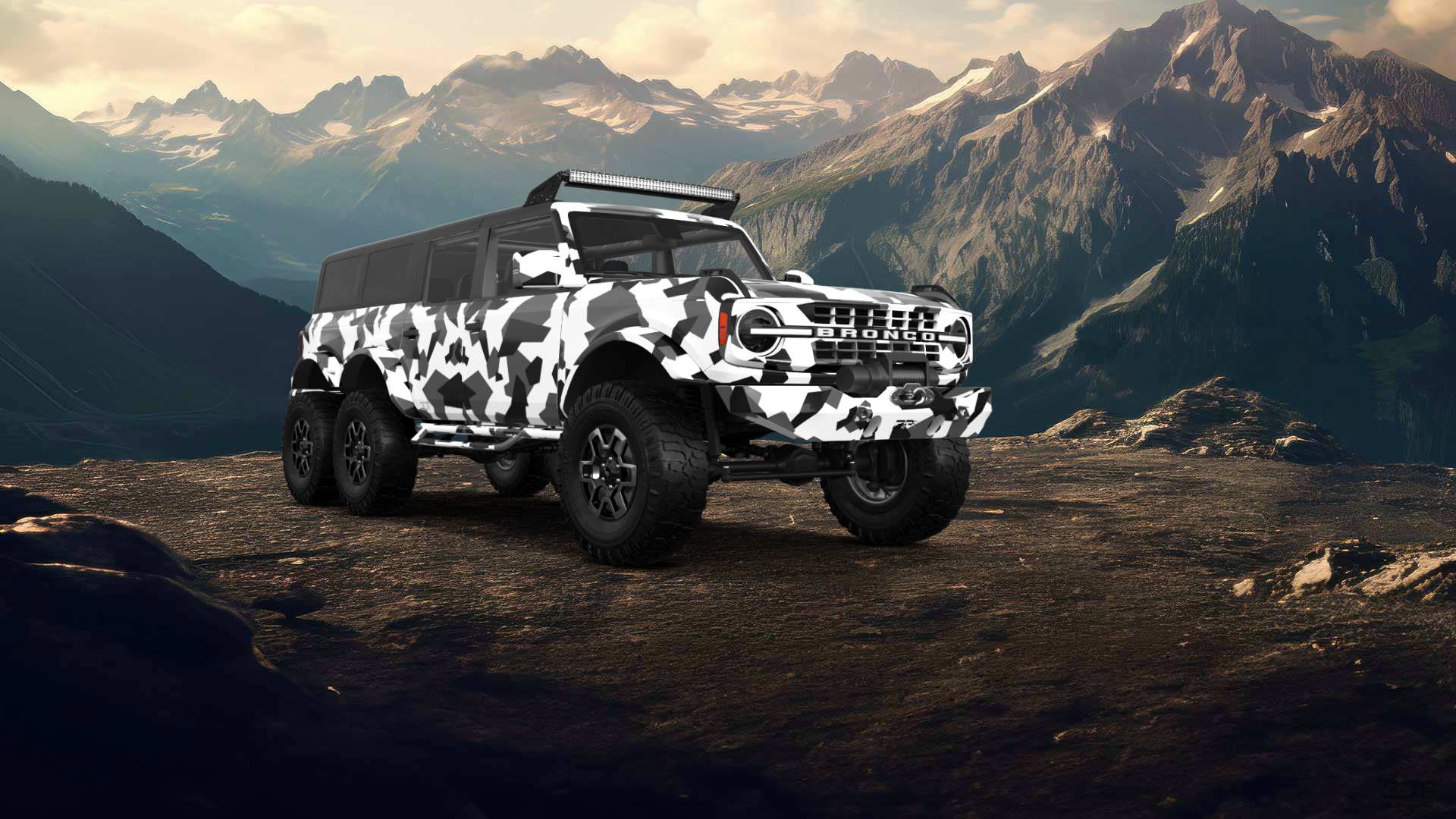 Ford Bronco 6X6 4 Door pickup truck 2021 tuning