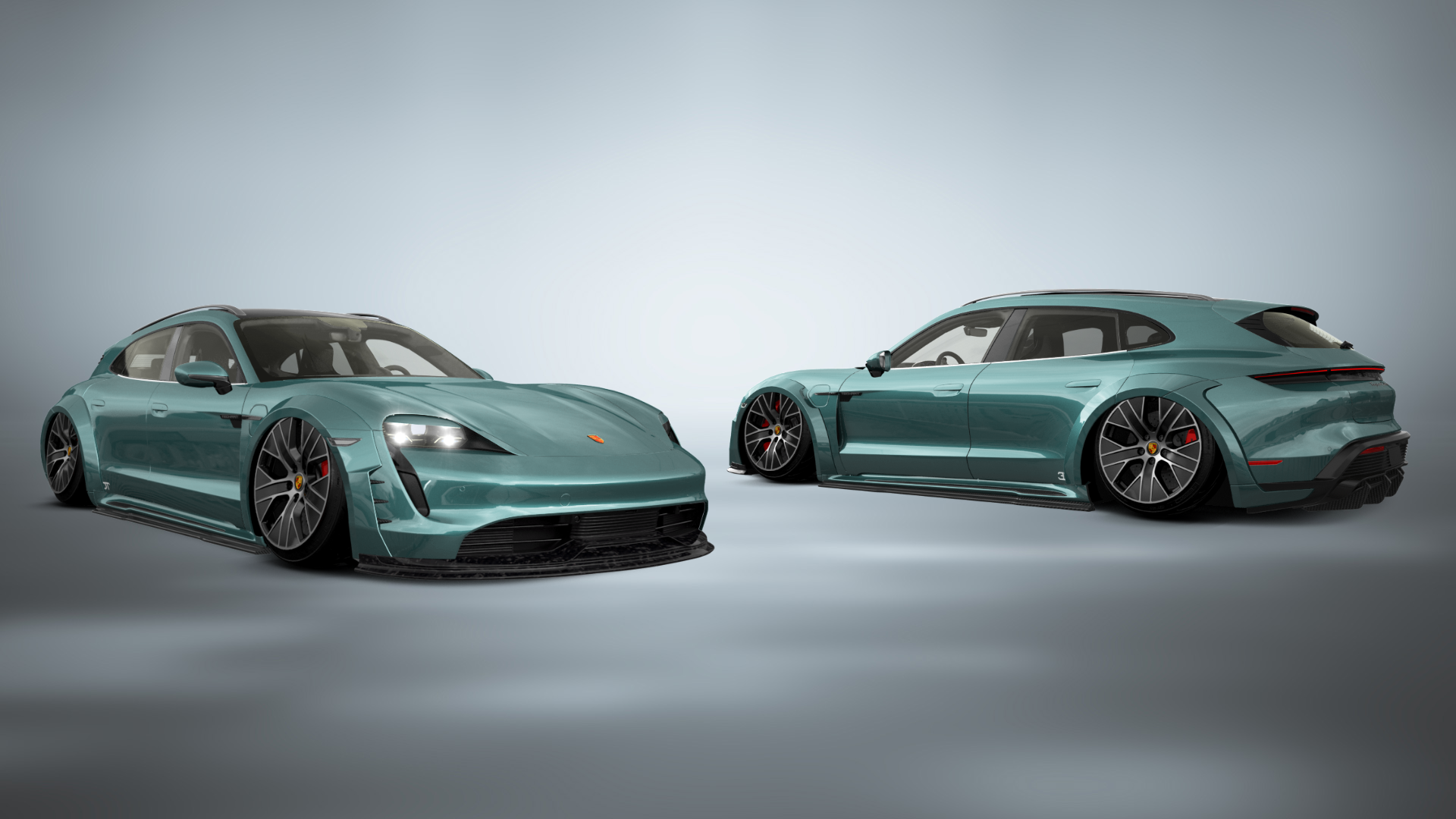 Porsche Taycan Sport Turismo Shooting Brake 2019 tuning