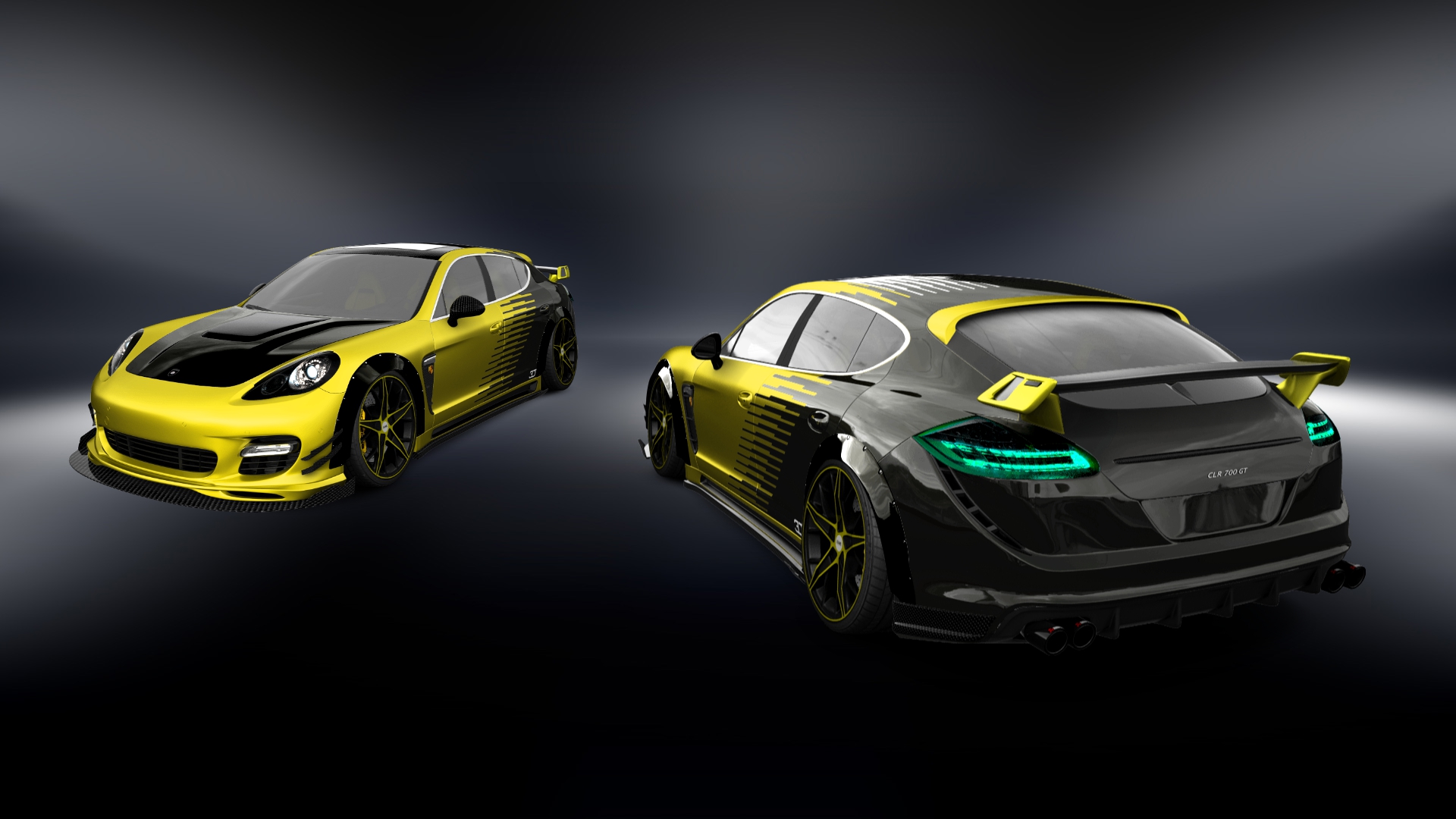 Porsche Panamera 4 door fastback saloon 2011 tuning