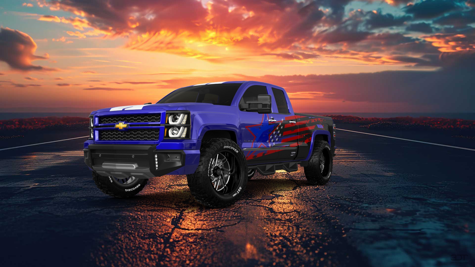 Chevrolet Silverado 1500 6.5 ft box 4 Door pickup truck 2014