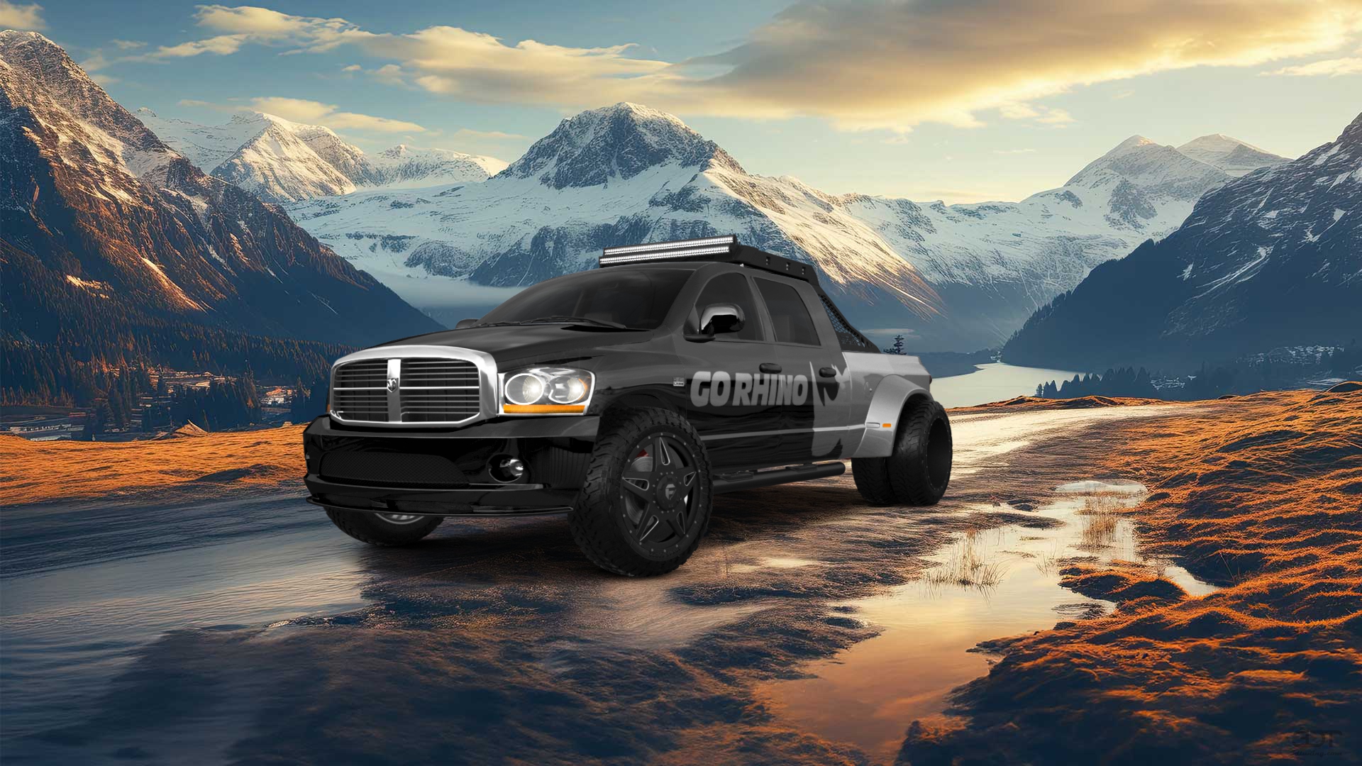 Dodge Ram 3500 Dually 4 Door pickup truck 2007
