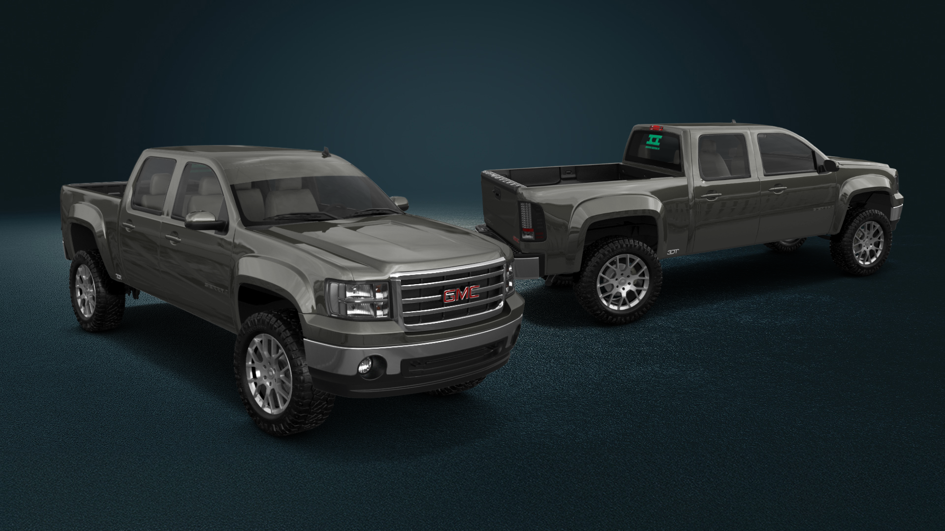 GMC Sierra 1500 Crew Cab 5.8 ft box 4 Door pickup truck 2007