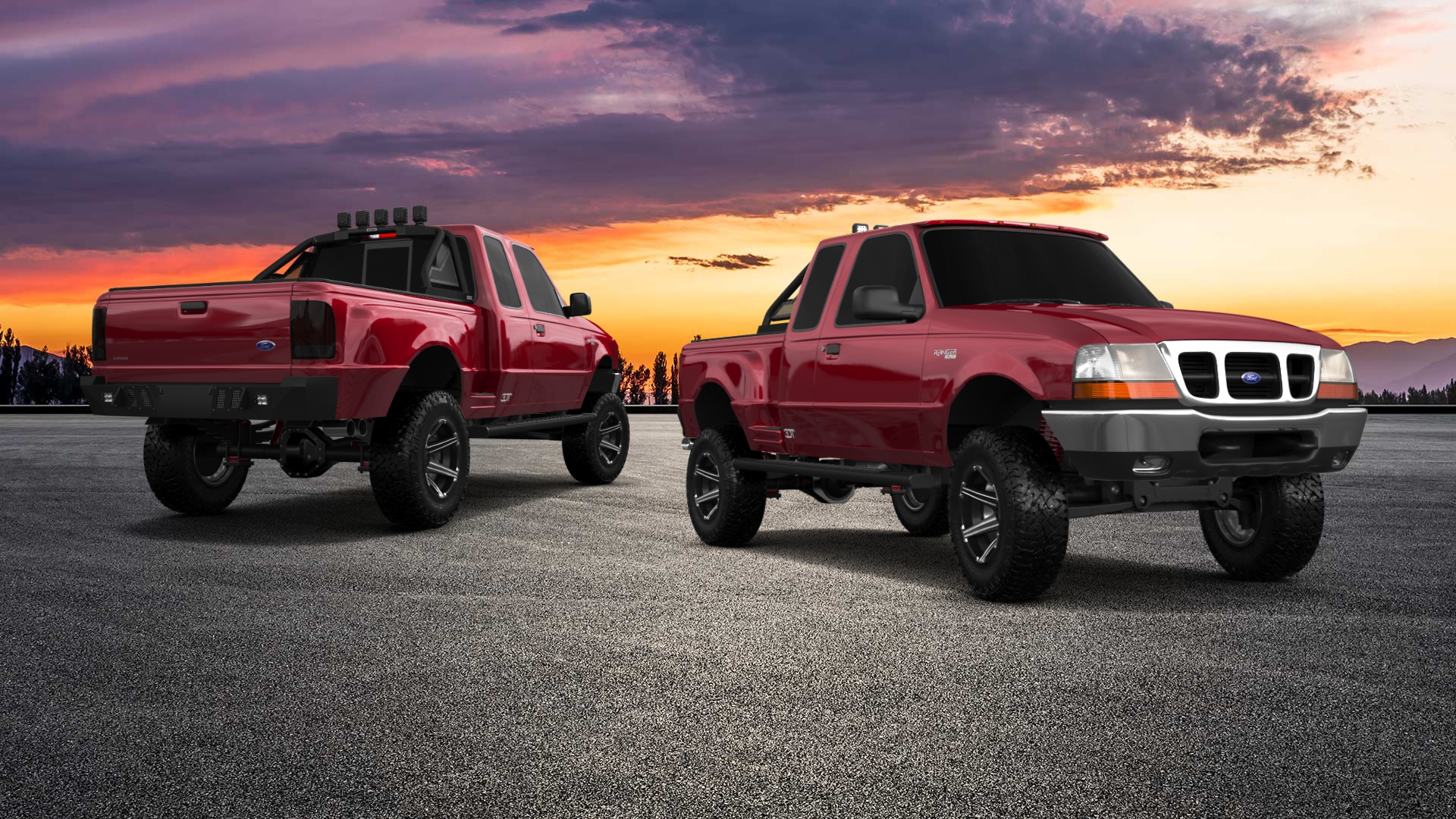 Ford Ranger Flareside 2 Door pickup truck 1998 tuning