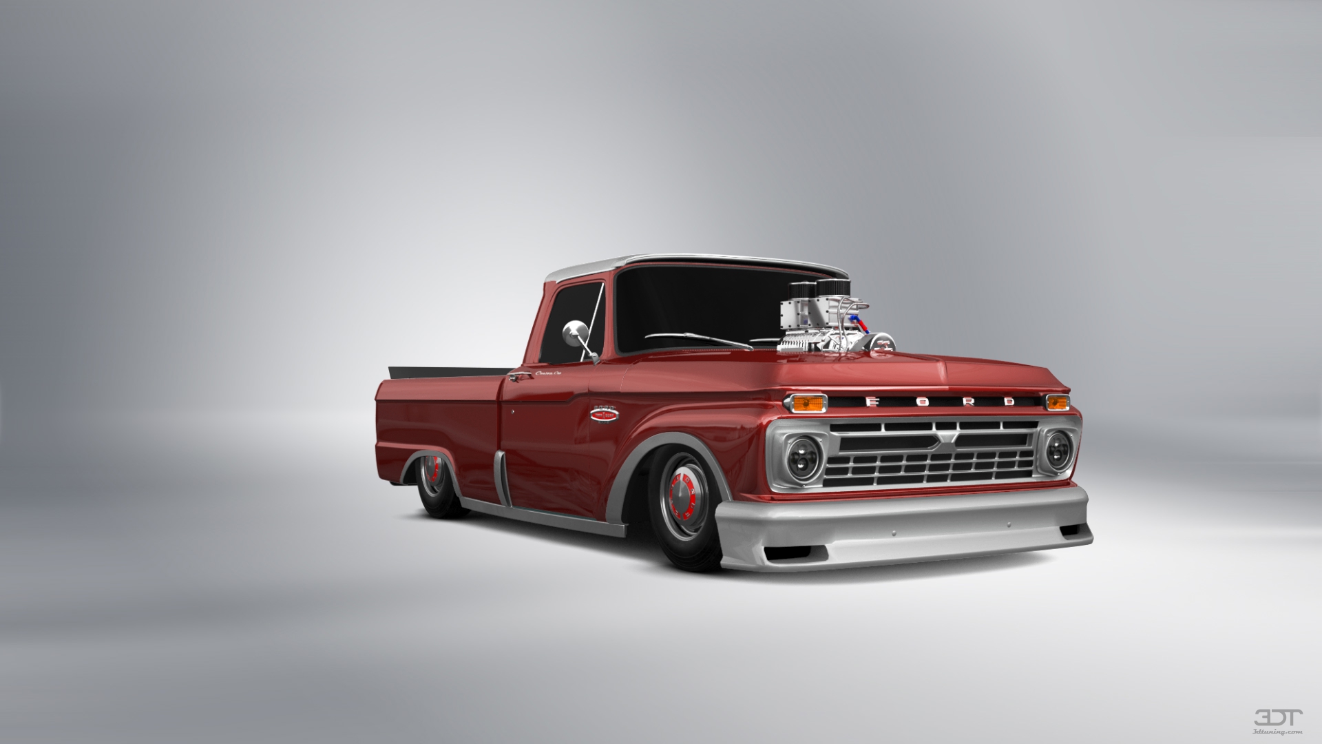 Ford F-100 Custom Cab 2 Door pickup truck 1966 Images