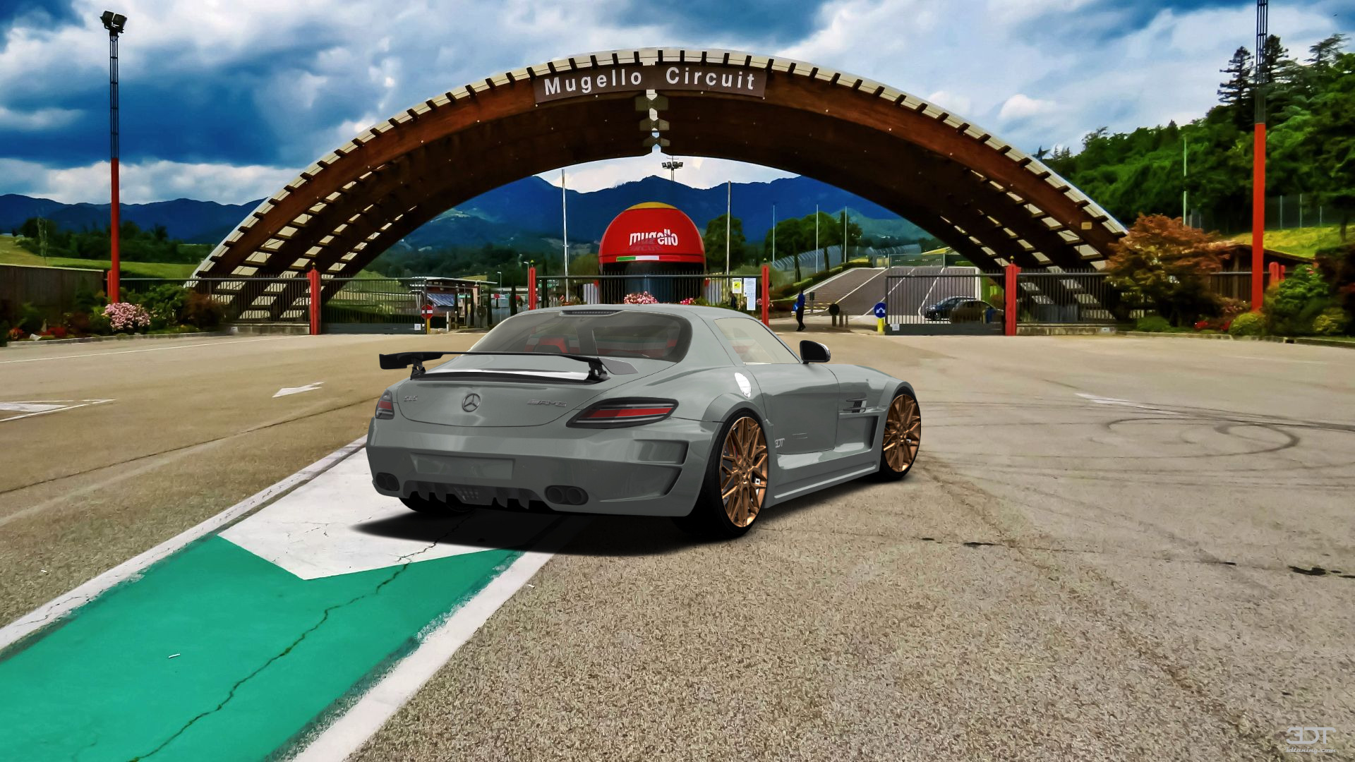 Mercedes SLS 2 Door Coupe 2011 tuning