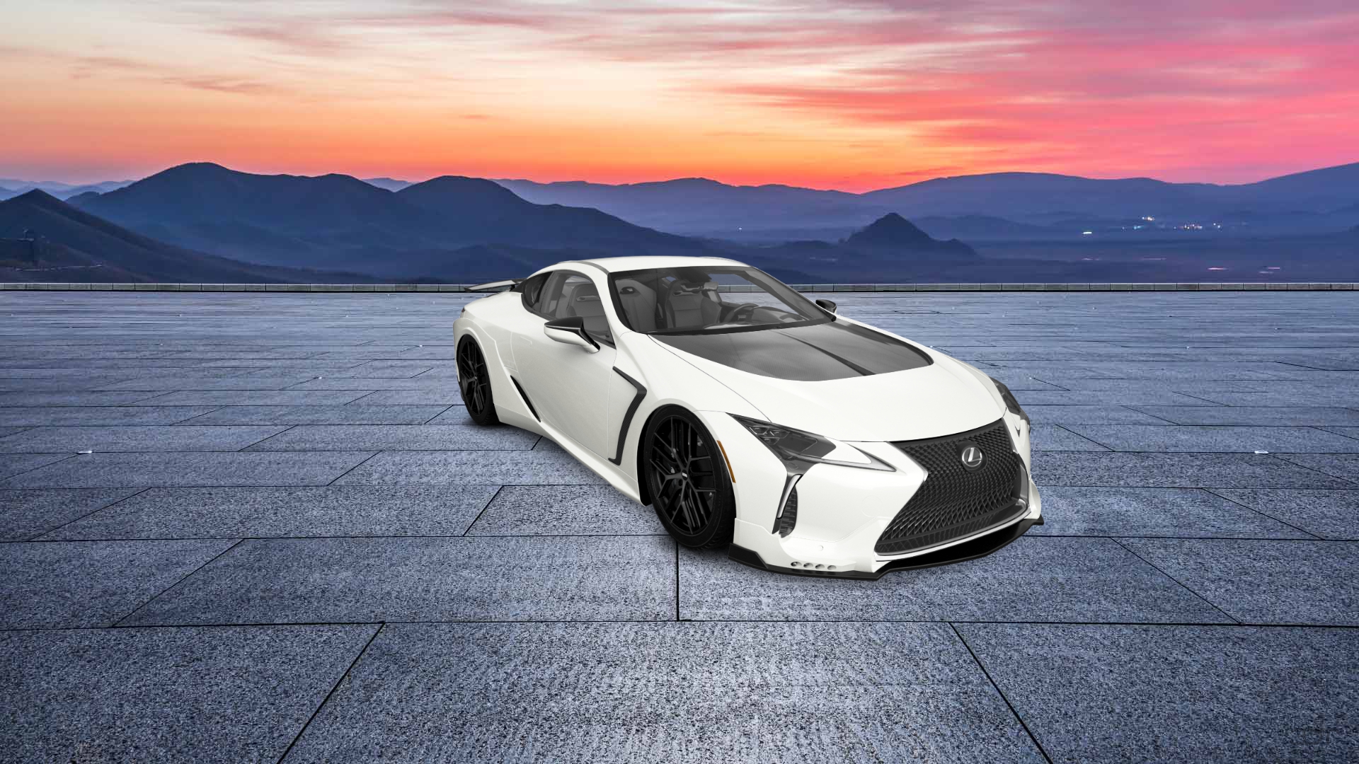 Lexus LC500 2 door fastback coupe 2017 tuning