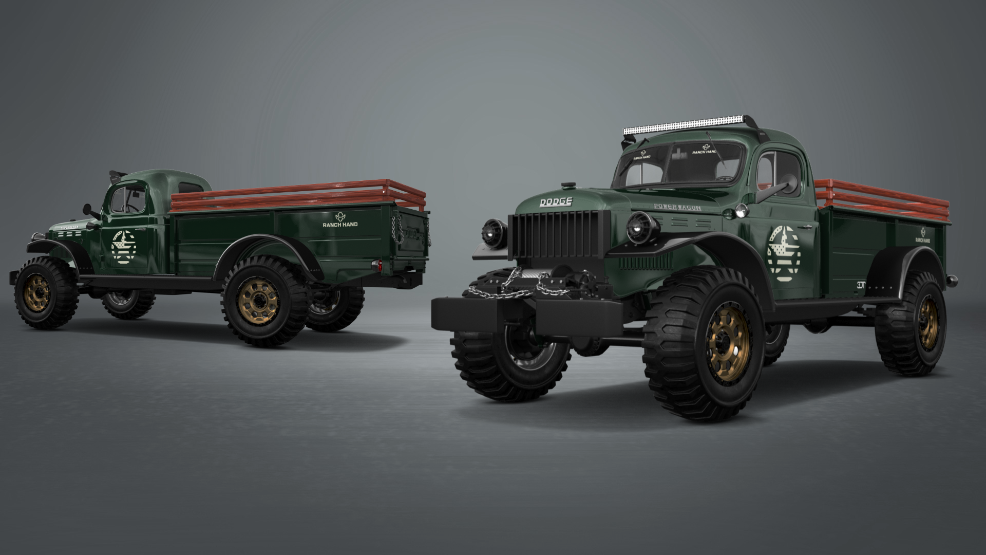 Dodge Power Wagon 2 Door pickup truck 1947