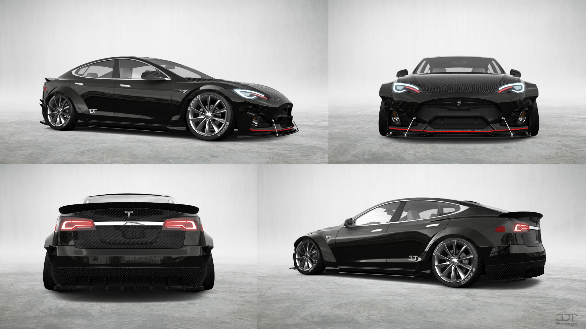 Tesla Model S 5 Door Liftback 2013 tuning