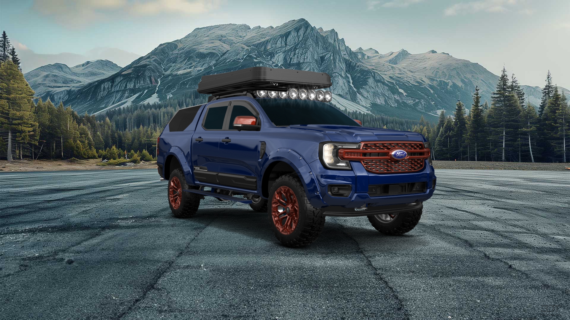 Ford Ranger 4 Door pickup truck 2022