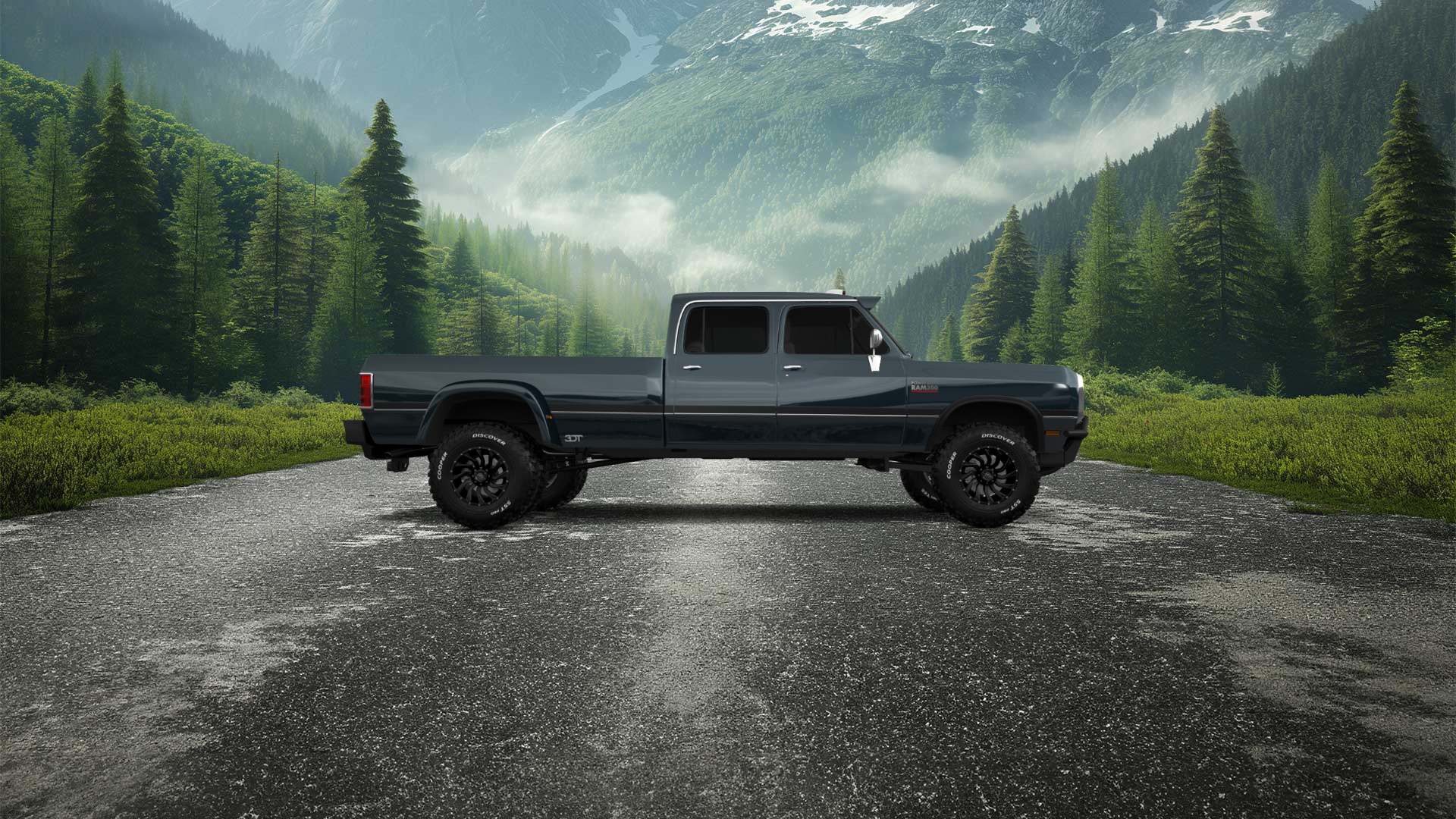 Dodge Ram 350 4 Door pickup truck 1991
