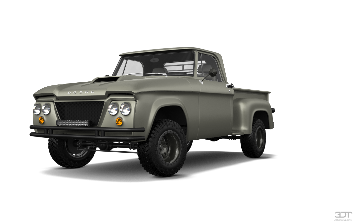 Tuning Dodge D-100 Stepside 2 Door pickup truck 1961