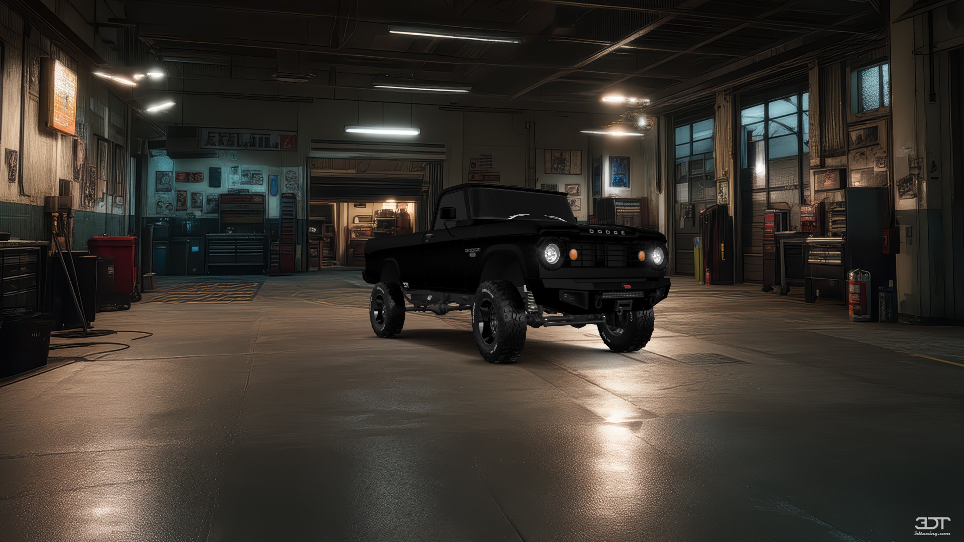 Dodge Power Wagon W200 2 Door pickup truck 1966 tuning