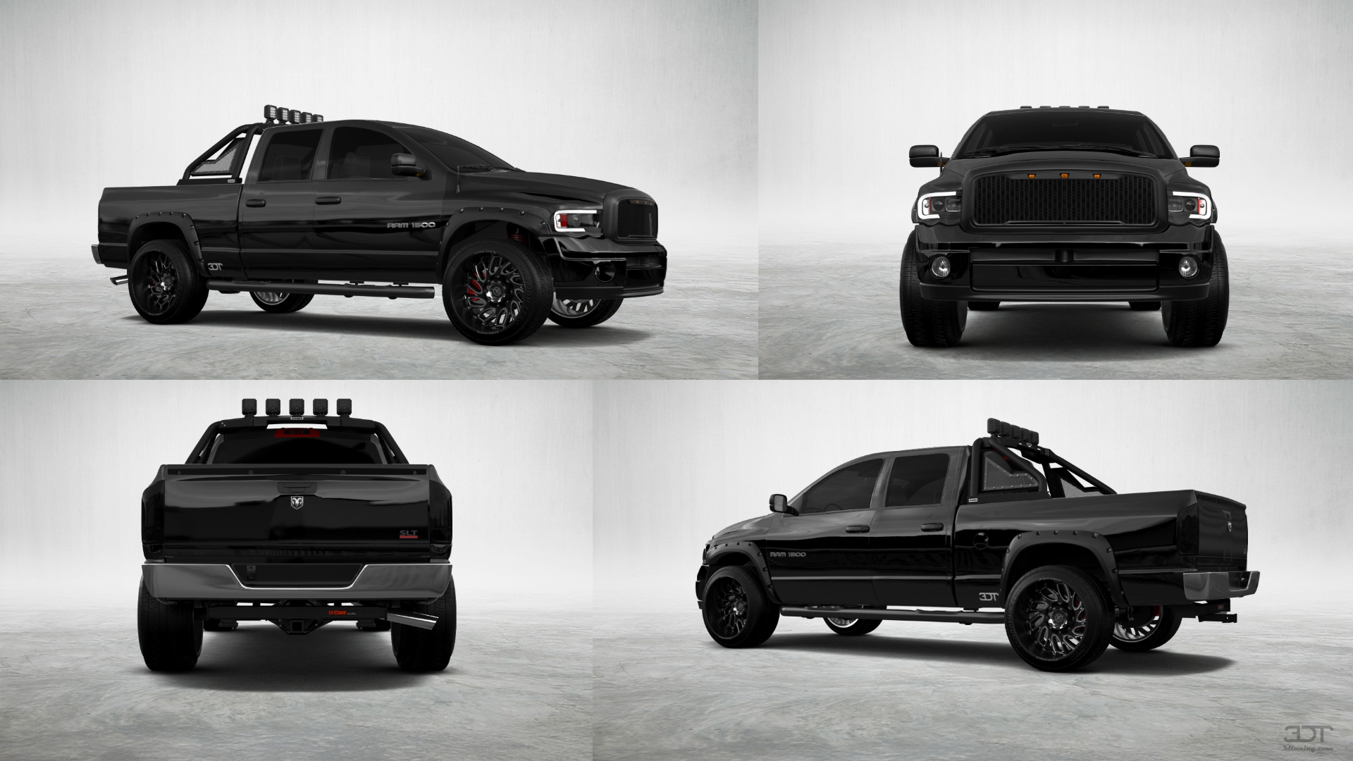 Dodge Ram 1500 6.4 ft box 4 Door pickup truck 2002 tuning