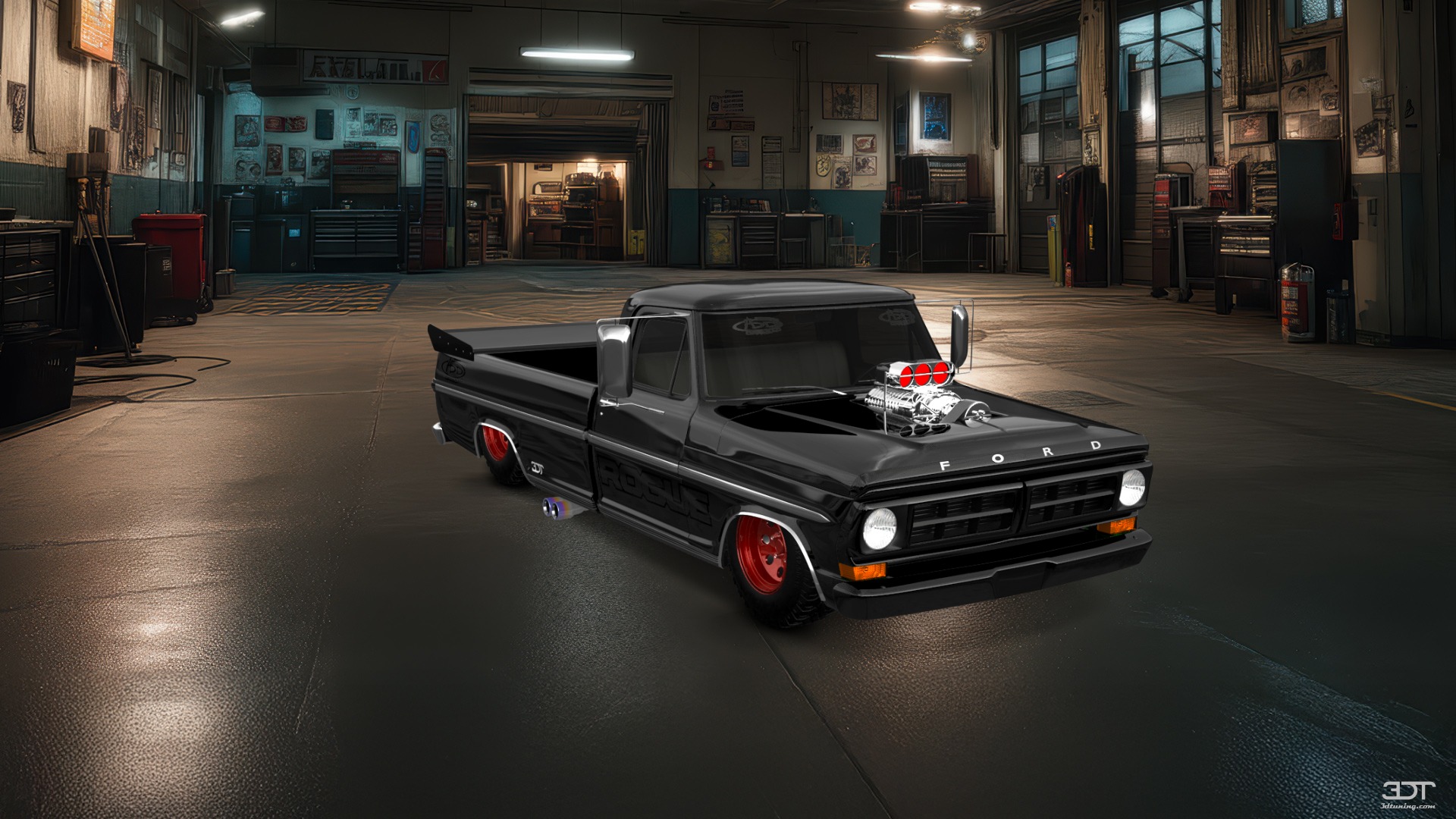 Ford F-250 2 Door pickup truck 1971 tuning