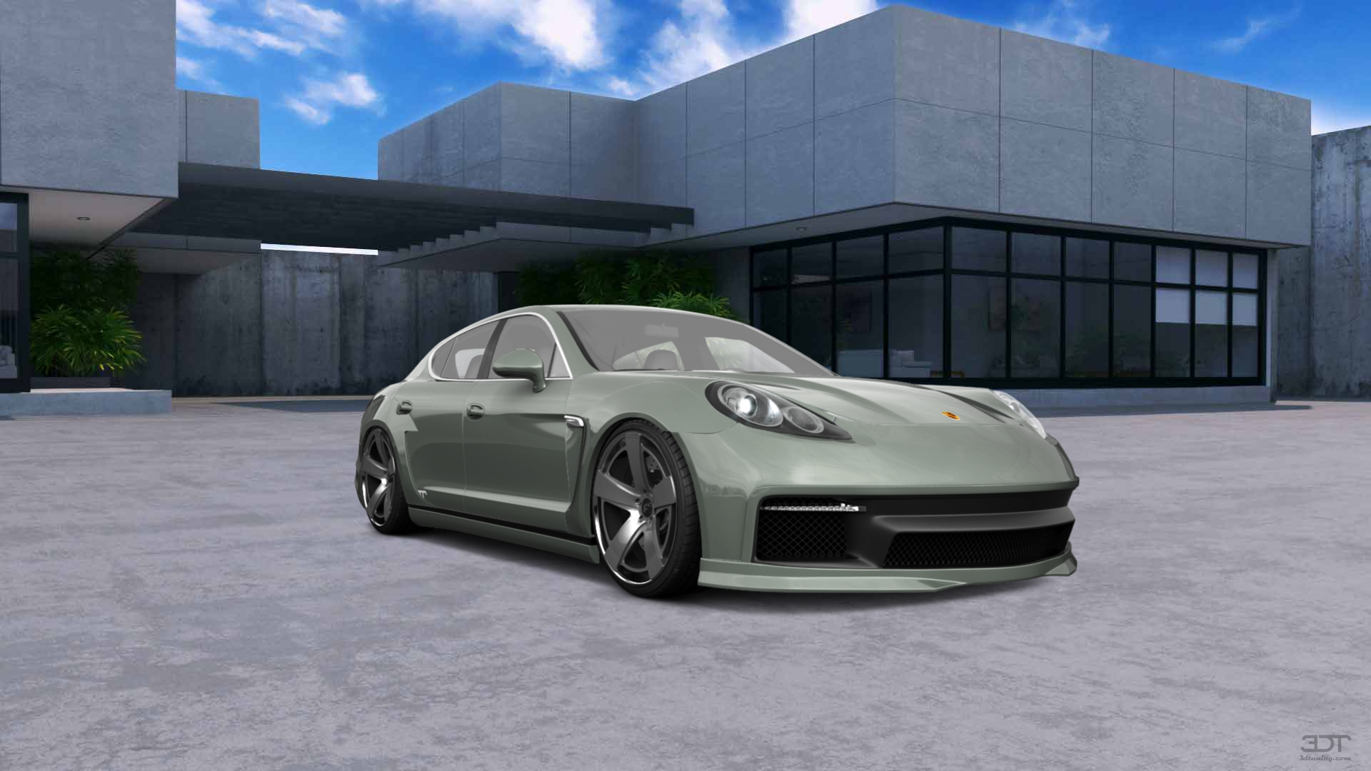 Porsche Panamera 4 door fastback saloon 2011 tuning