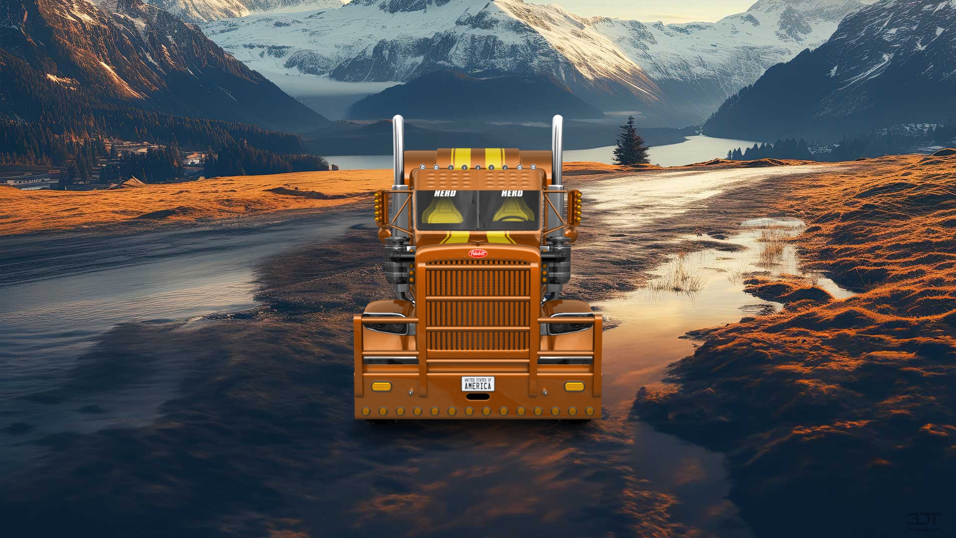 Peterbilt 389 Sleeper Cab Truck 2016