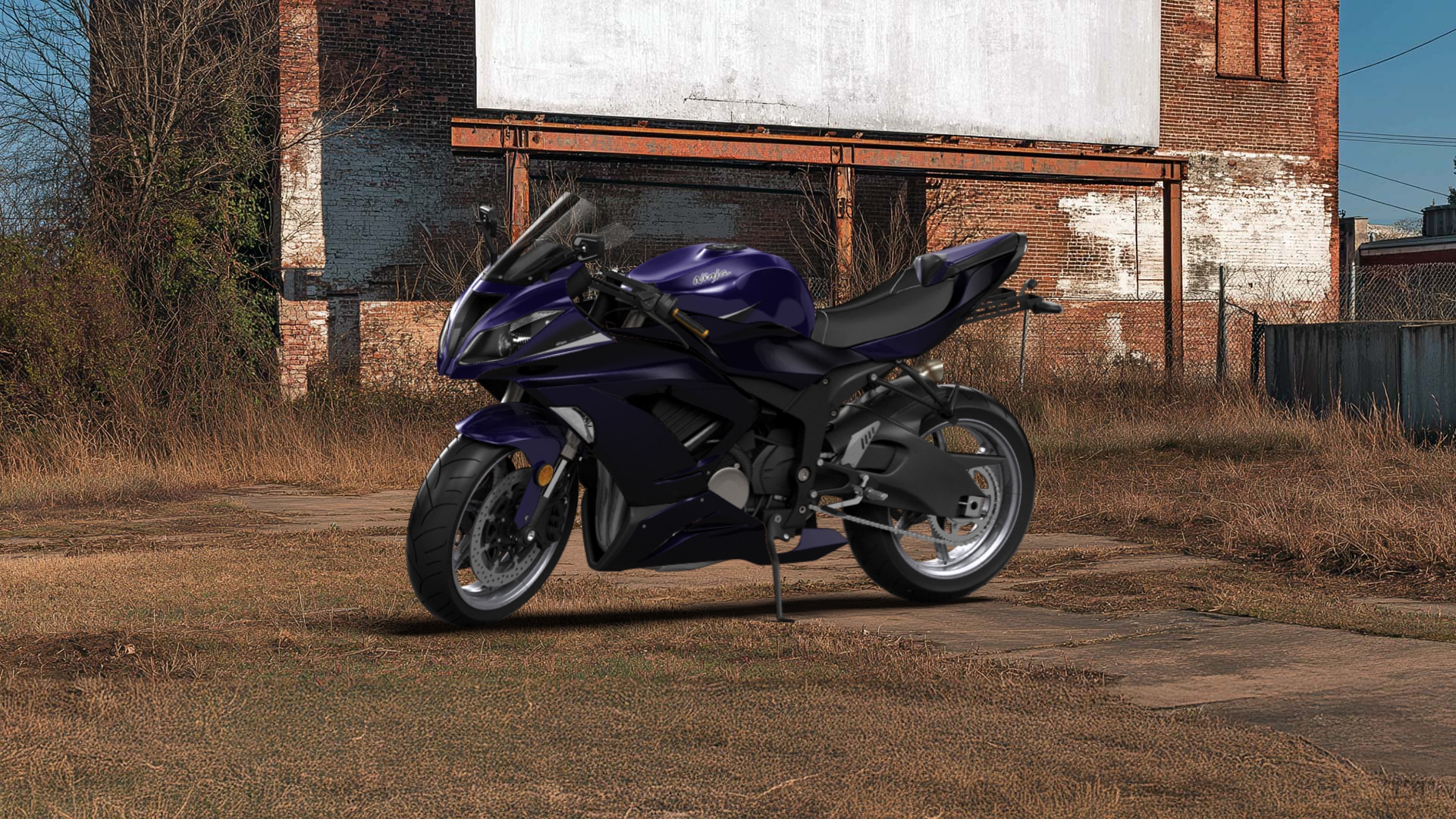 Kawasaki Ninja ZX 6R Sport Bike 2015 tuning