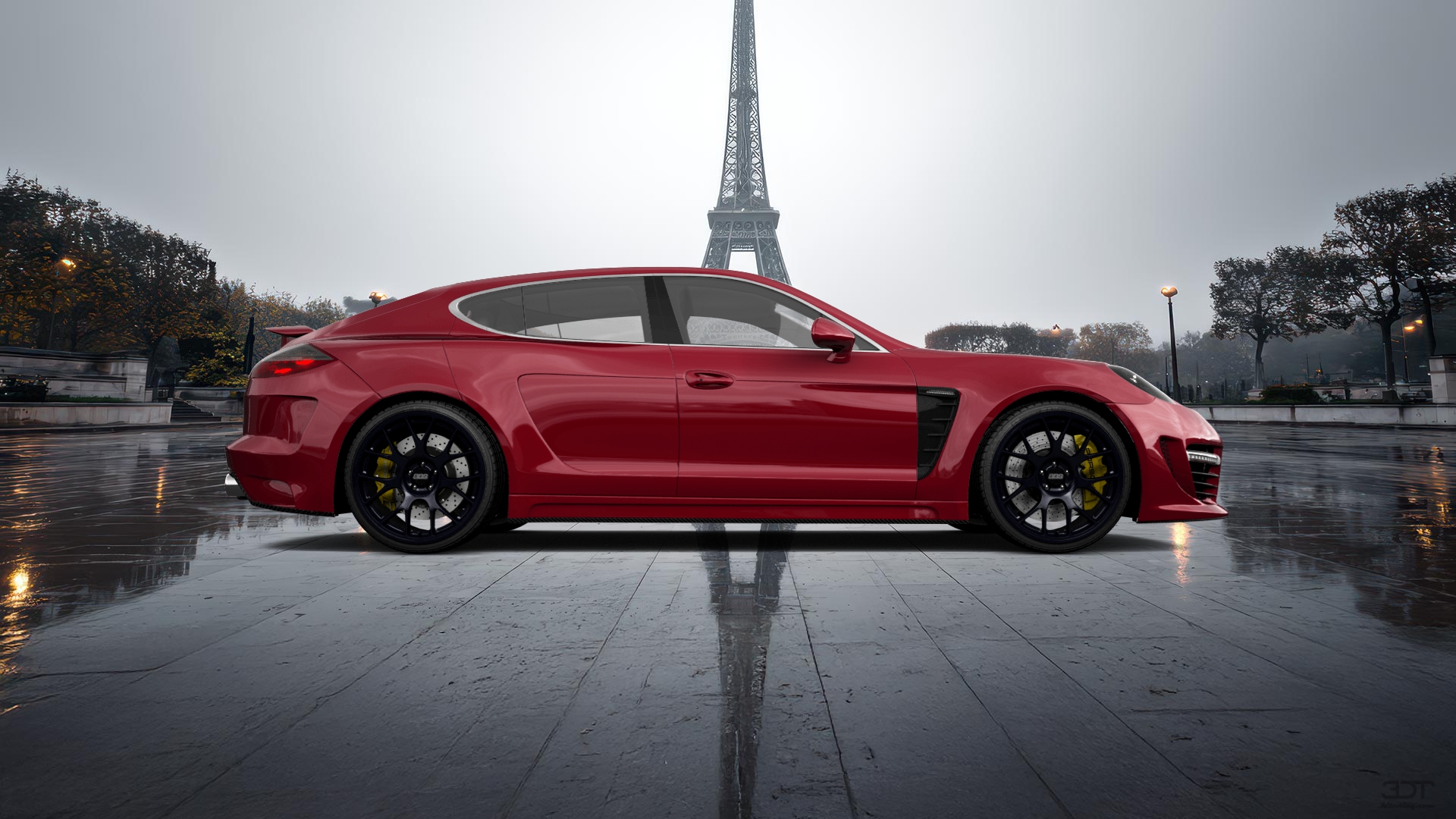 Porsche Panamera 4 door fastback saloon 2011 Images